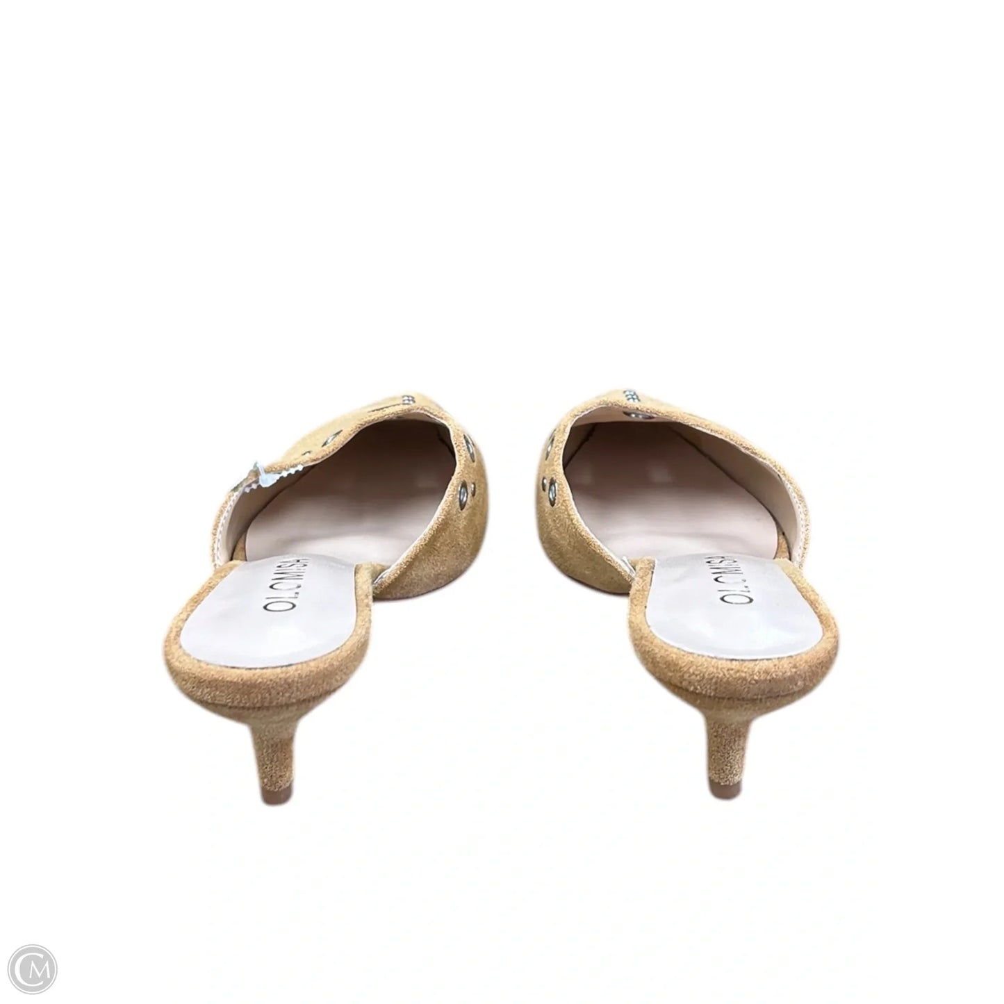 Shoes Heels Kitten By Clothes Mentor In Brown, Size: 7