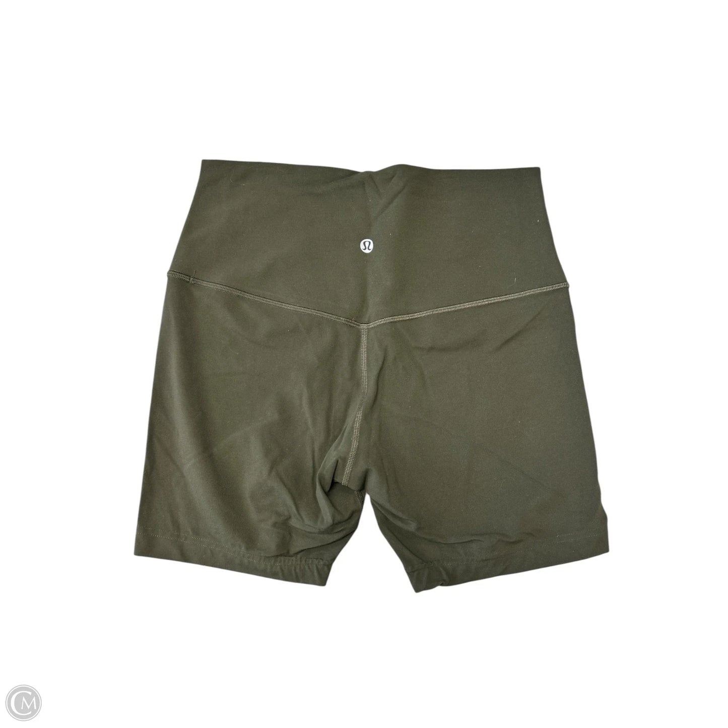 Athletic Shorts By Lululemon In Green, Size: 8