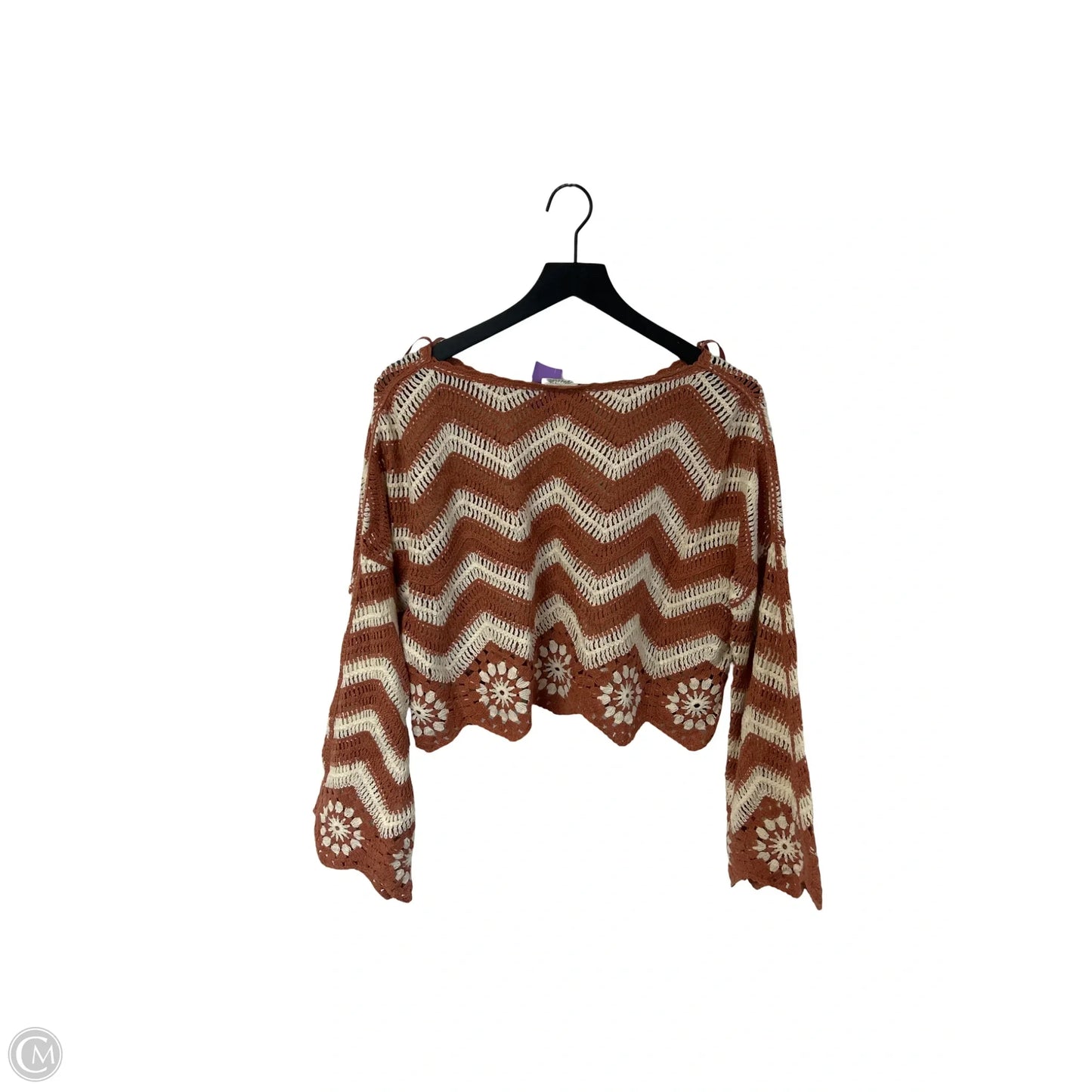 Sweater By New In In Brown & White, Size: S
