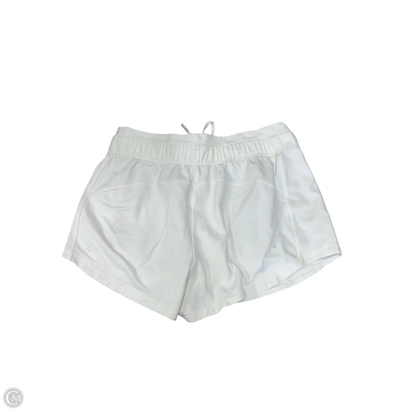 Athletic Shorts By Lululemon In White, Size: 8