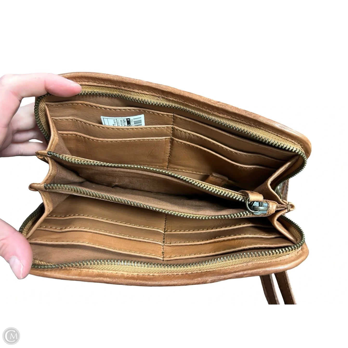 Wallet Leather By Clothes Mentor, Size: Large