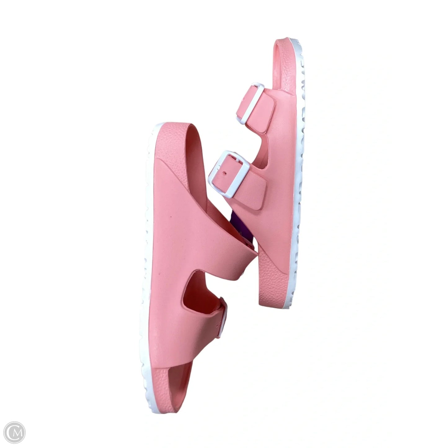 Sandals Flats By Clothes Mentor In Pink, Size: 7.5