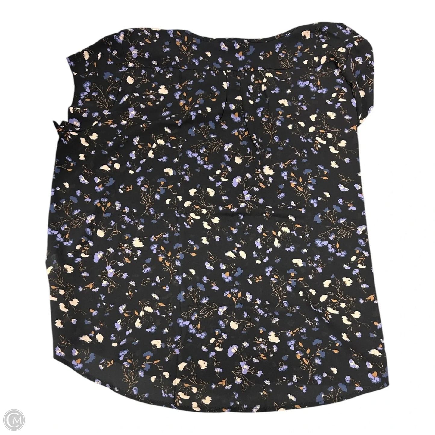 Top Short Sleeve By Monday Fun In Floral Print, Size: 2x