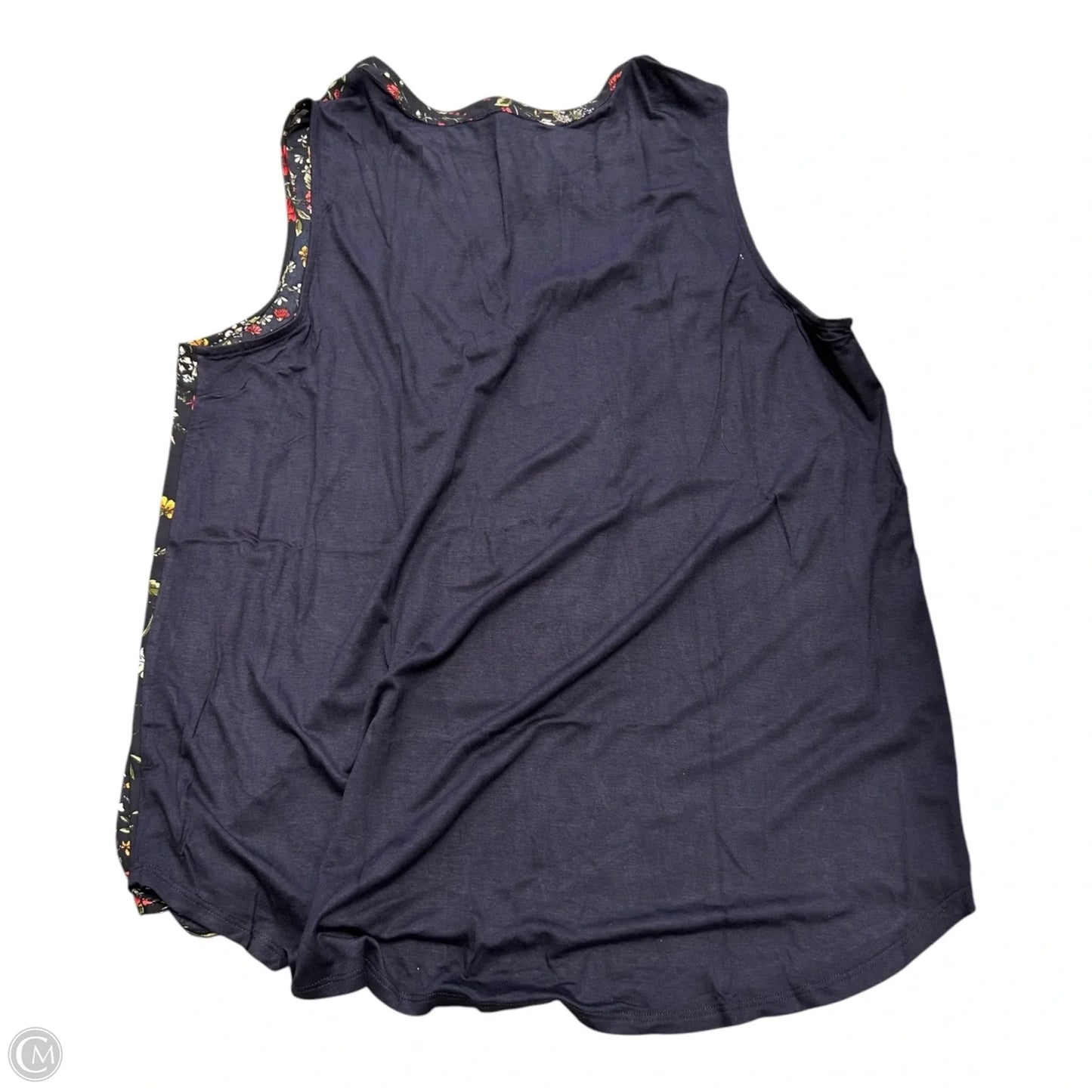 Top Sleeveless By Papermoon In Floral Print, Size: 2x