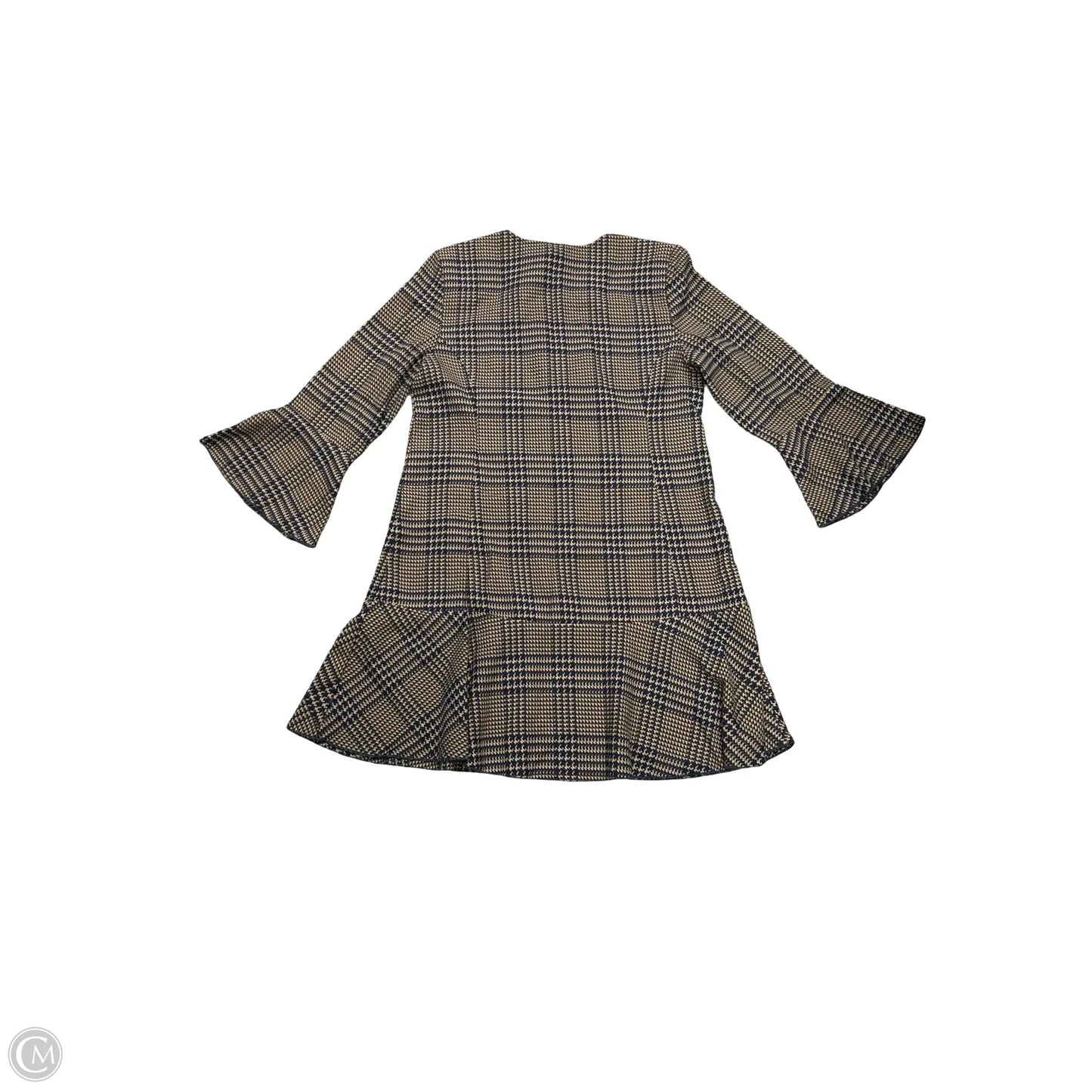 Dress Work By Cabi In Blue & Brown, Size: M