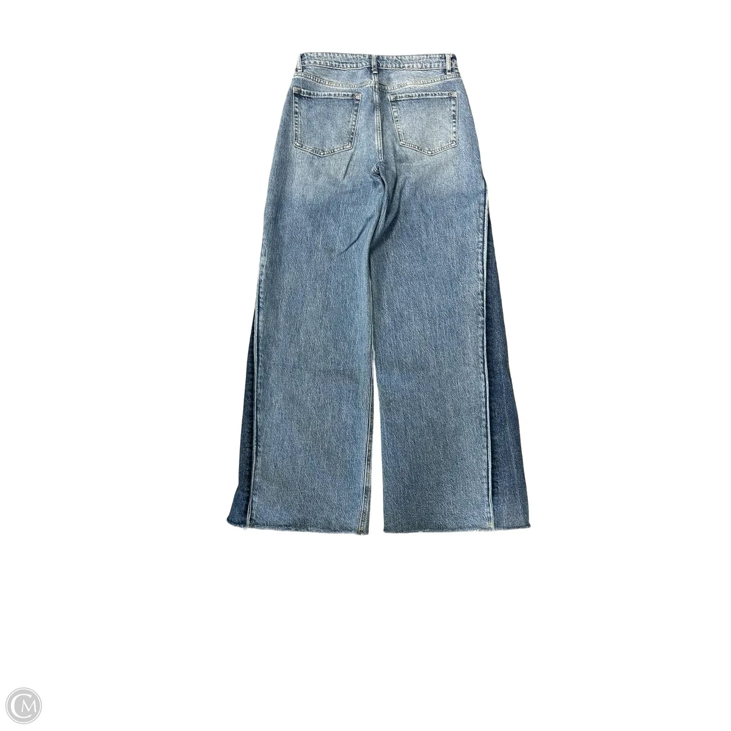 Jeans Straight By Mother In Blue Denim, Size: 10