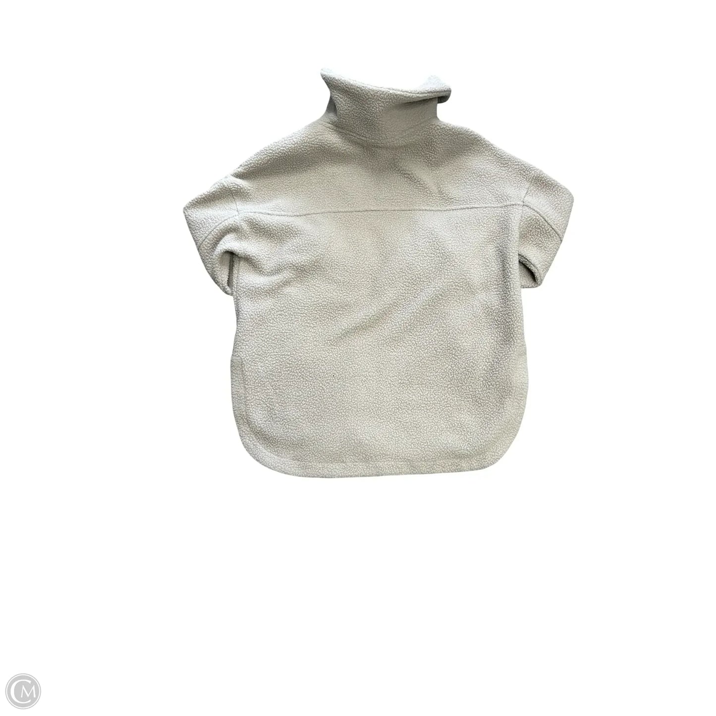 Sweatshirt Collar By Varley In Beige, Size: S