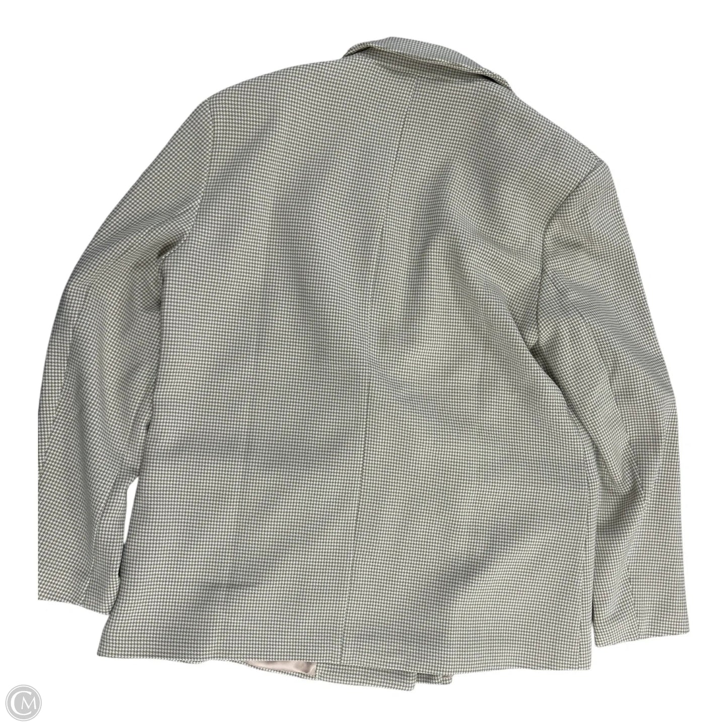 Blazer By Clothes Mentor In Cream & Tan, Size: L
