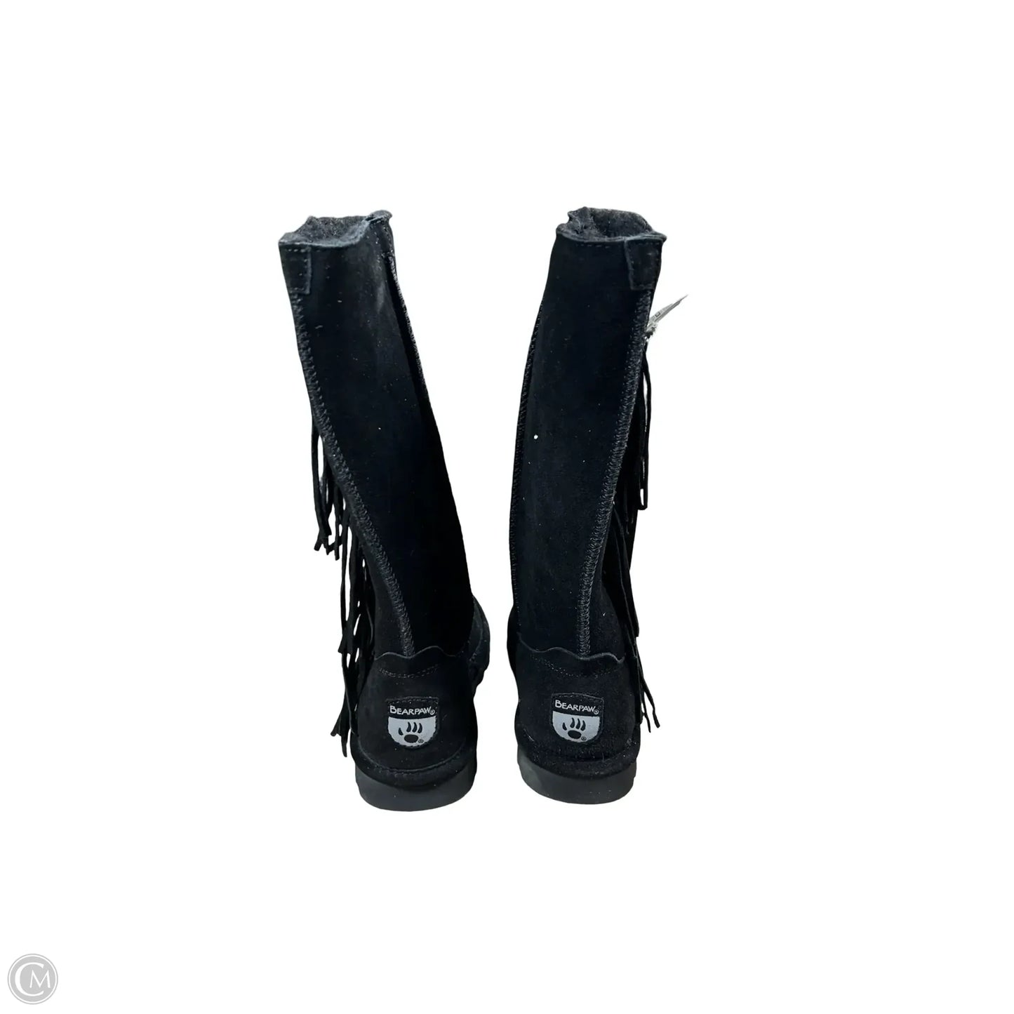 Boots Mid-calf Flats By Bearpaw In Black, Size: 7