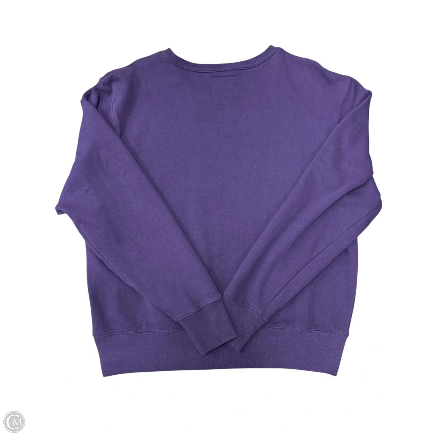 Sweatshirt Crewneck By 47 In Purple, Size: L