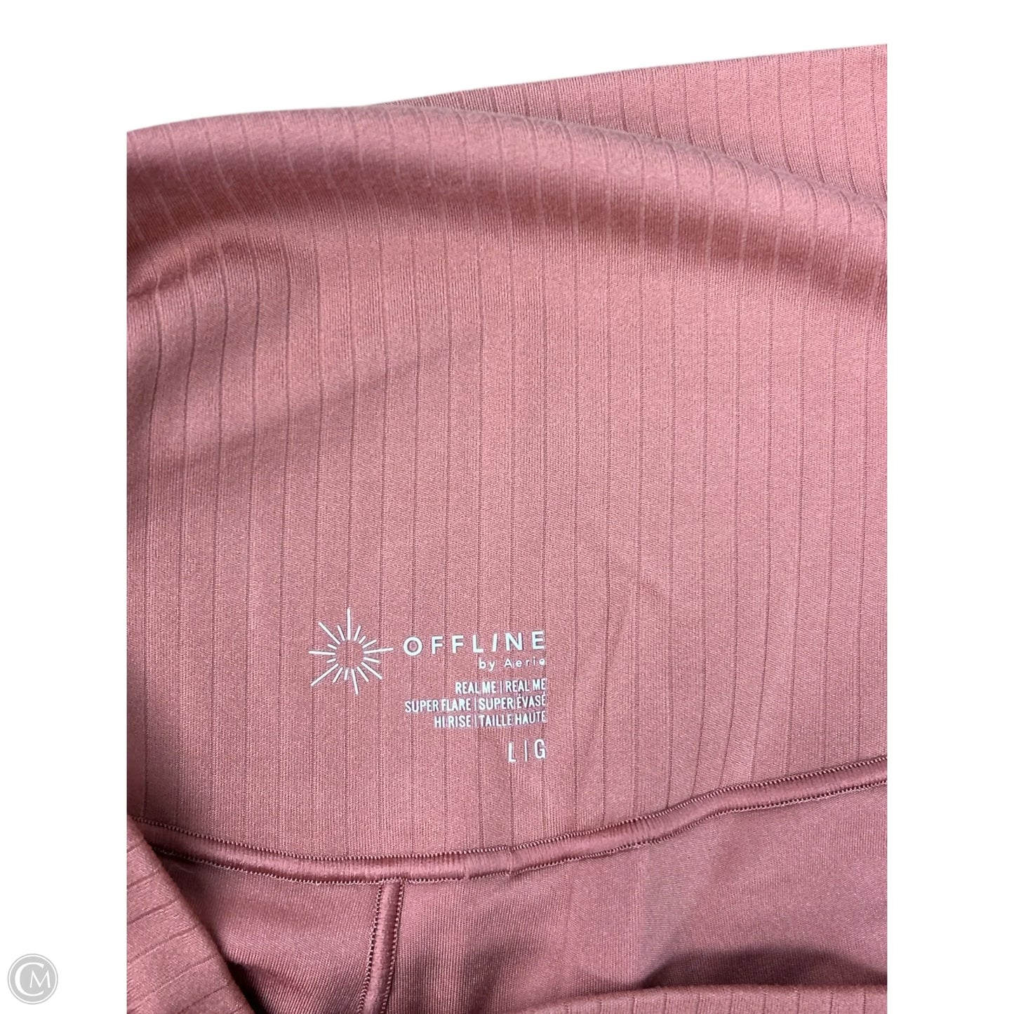 Athletic Pants By Aerie In Pink, Size: L