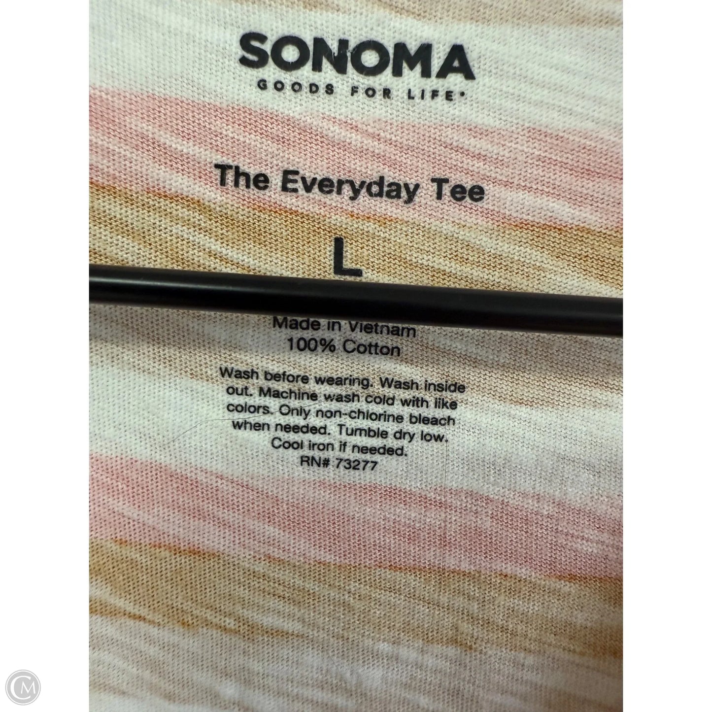 Top Long Sleeve Basic By Sonoma In Multi-colored, Size: L