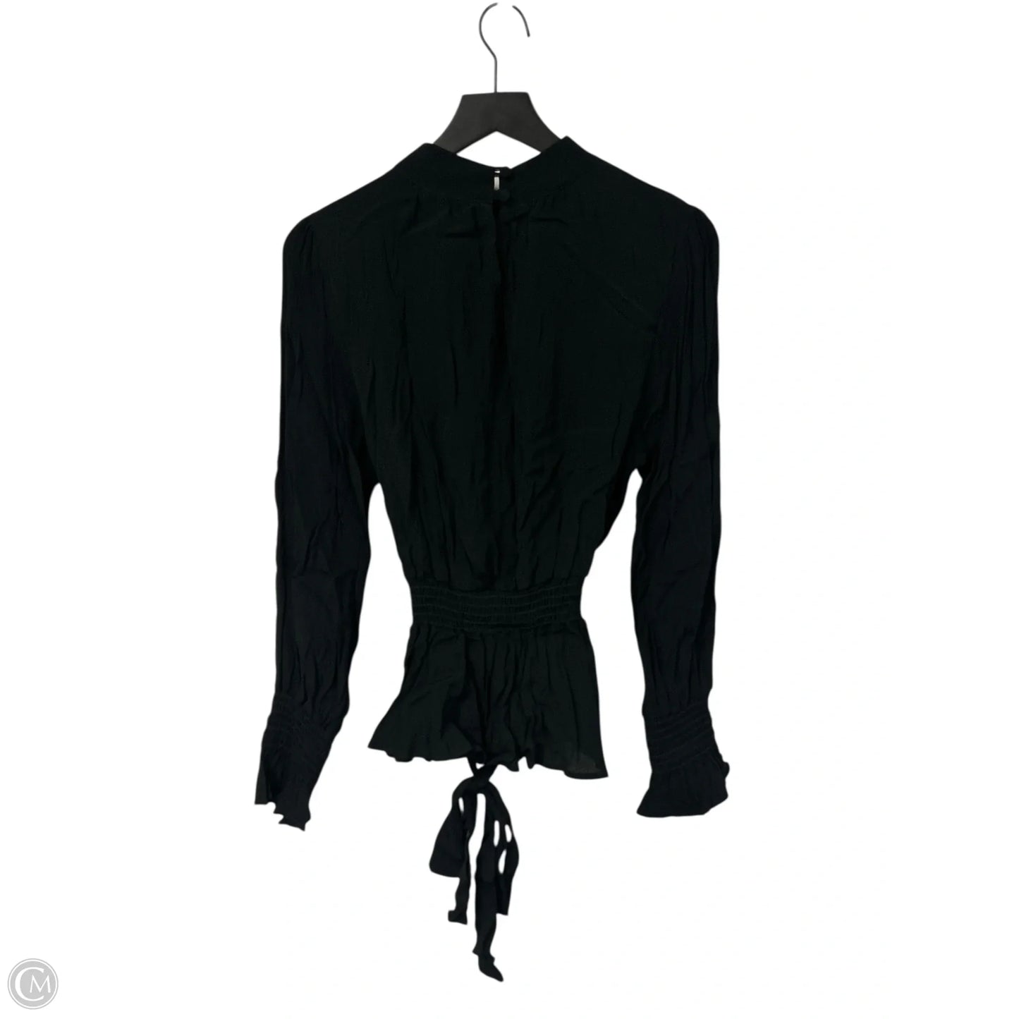 Top Long Sleeve By Clothes Mentor In Black, Size: M