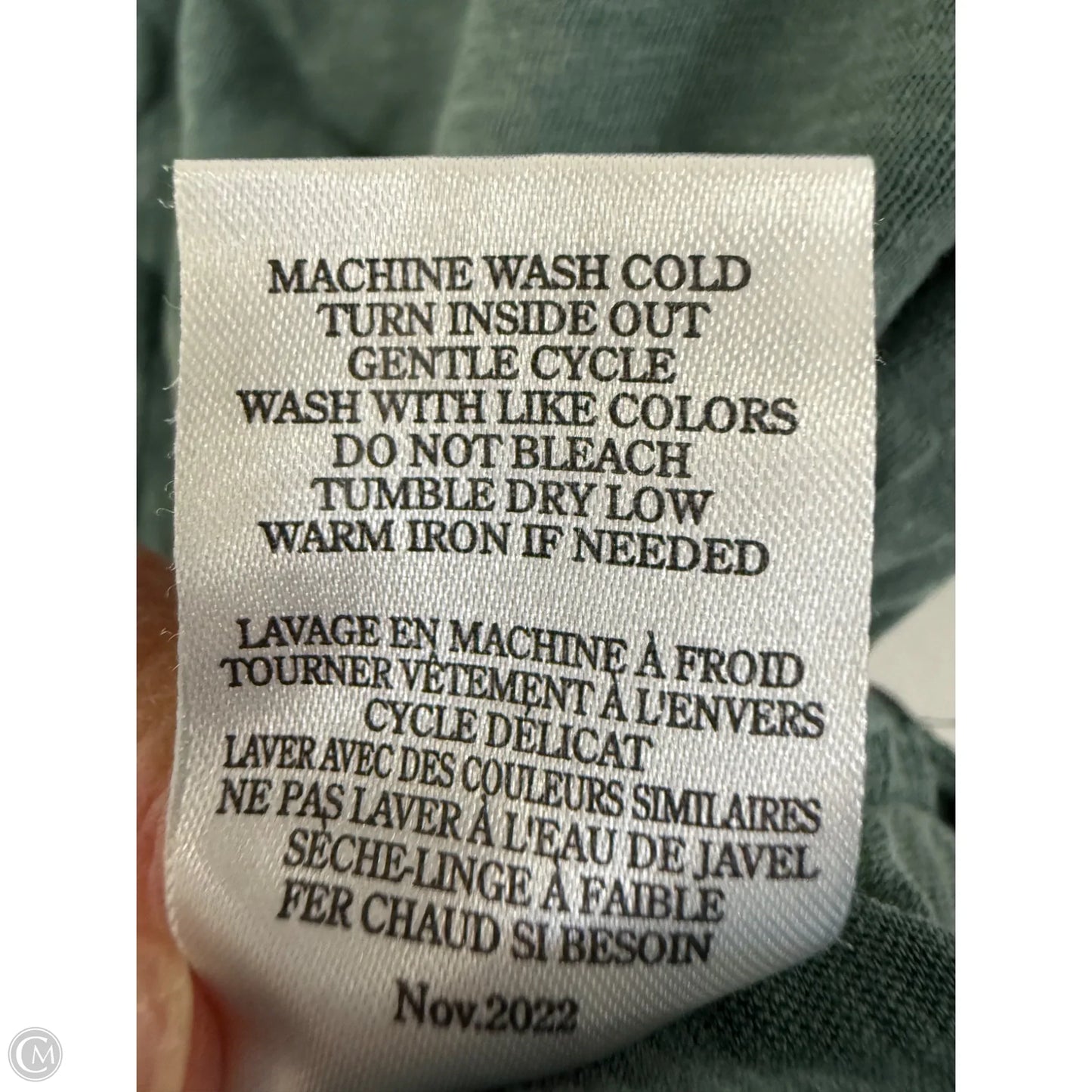 Top Short Sleeve By Z Supply In Green, Size: S