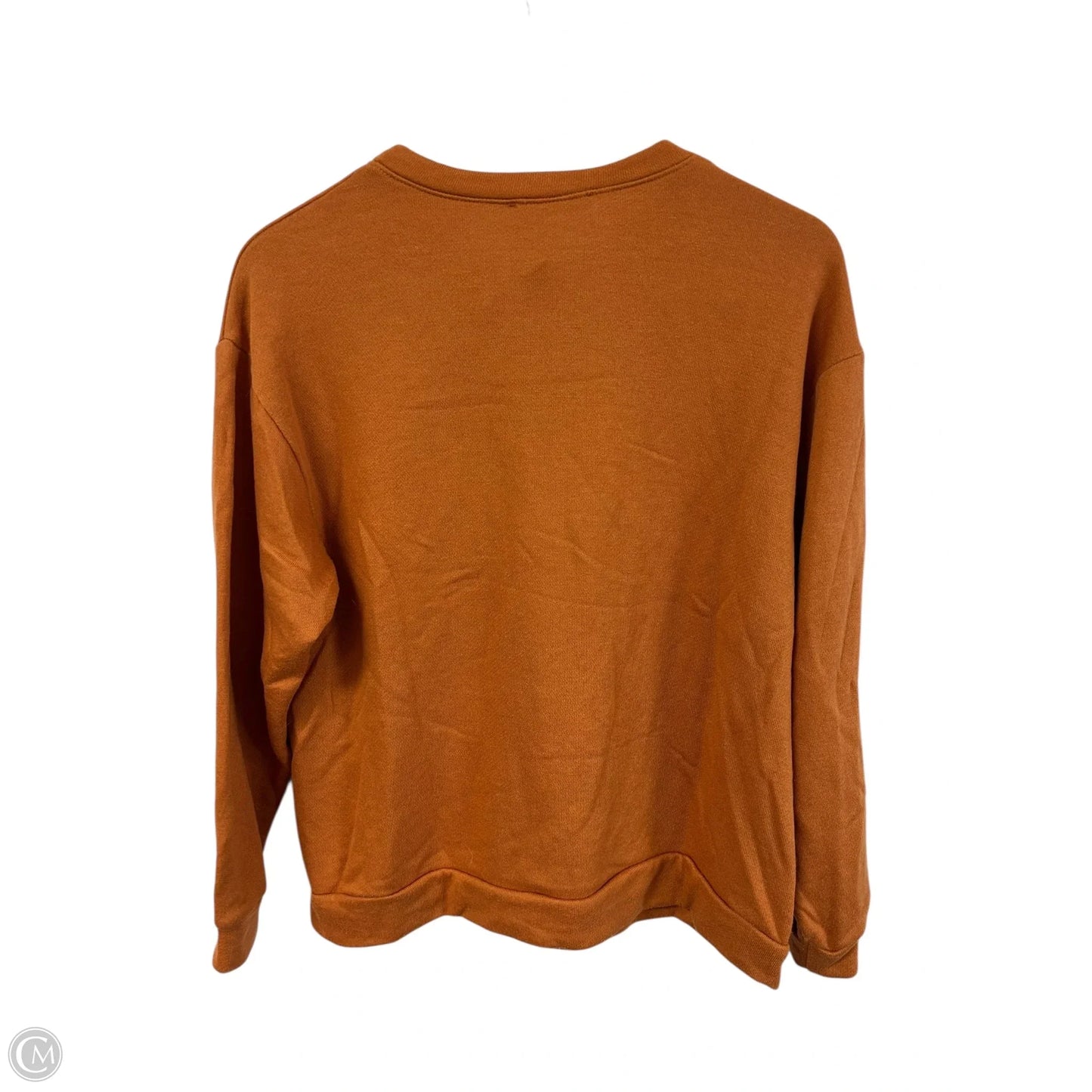 Sweatshirt Crewneck By Tres Bien In Orange, Size: M