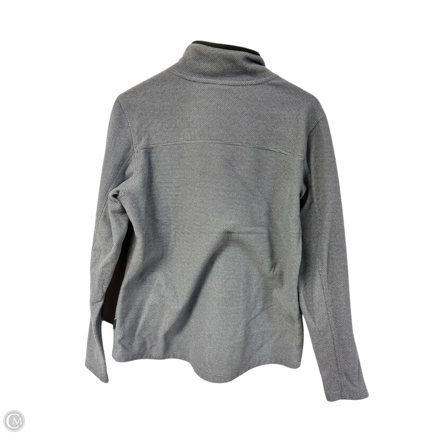 Sweatshirt Collar By Clothes Mentor In Grey, Size: L