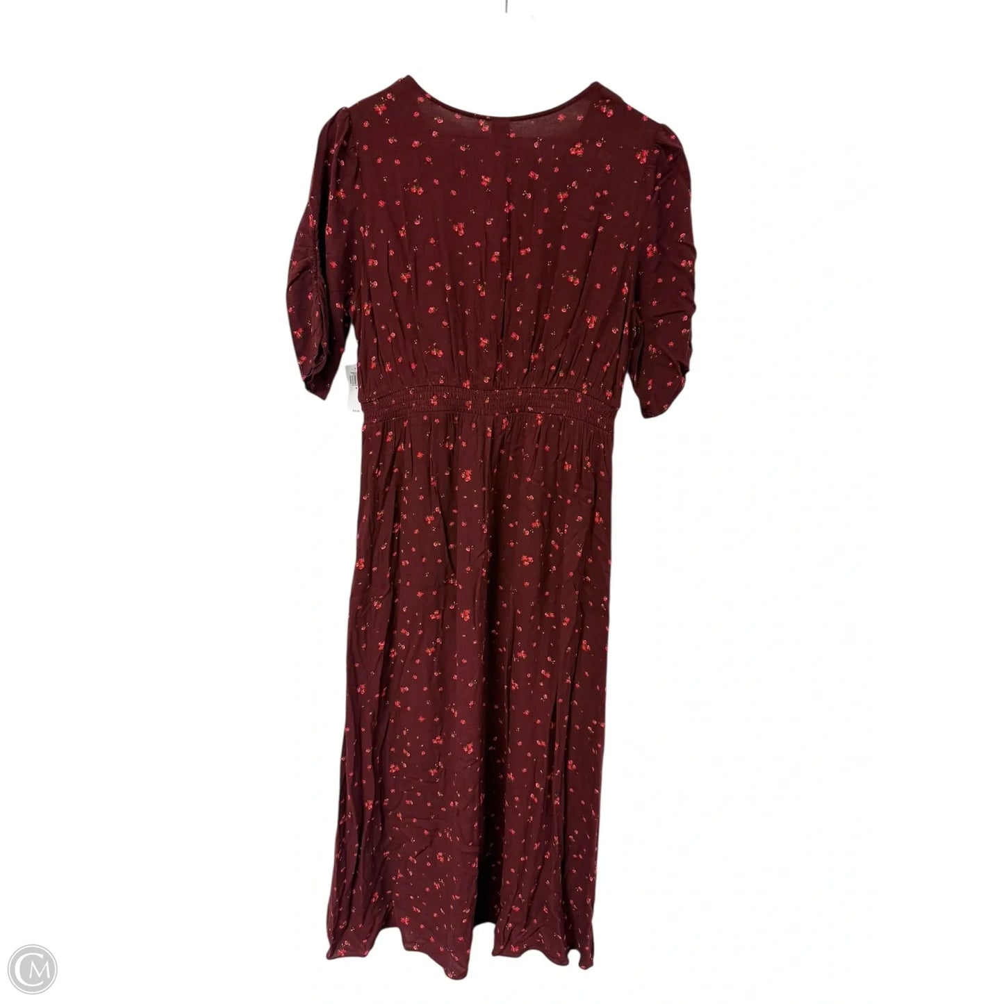 Dress Casual Midi By Old Navy In Red, Size: M