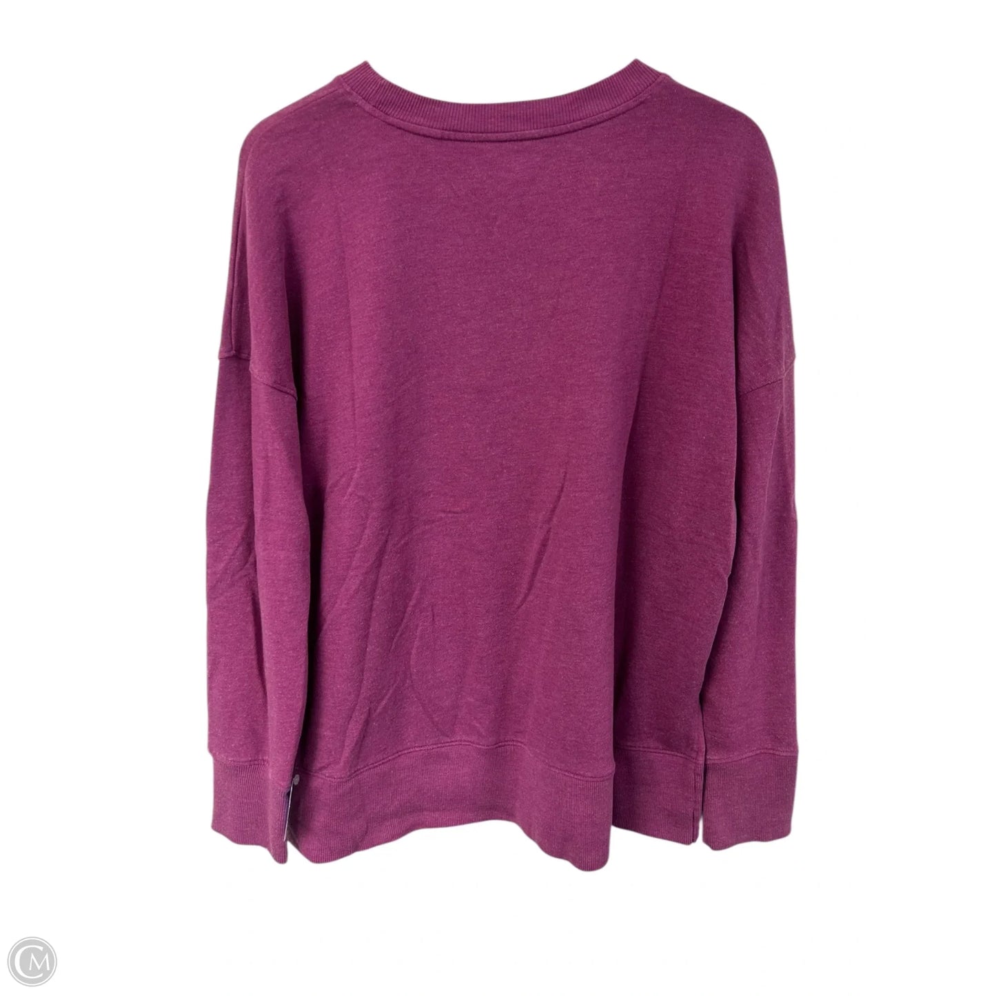 Sweatshirt Crewneck By Time And Tru In Purple, Size: L