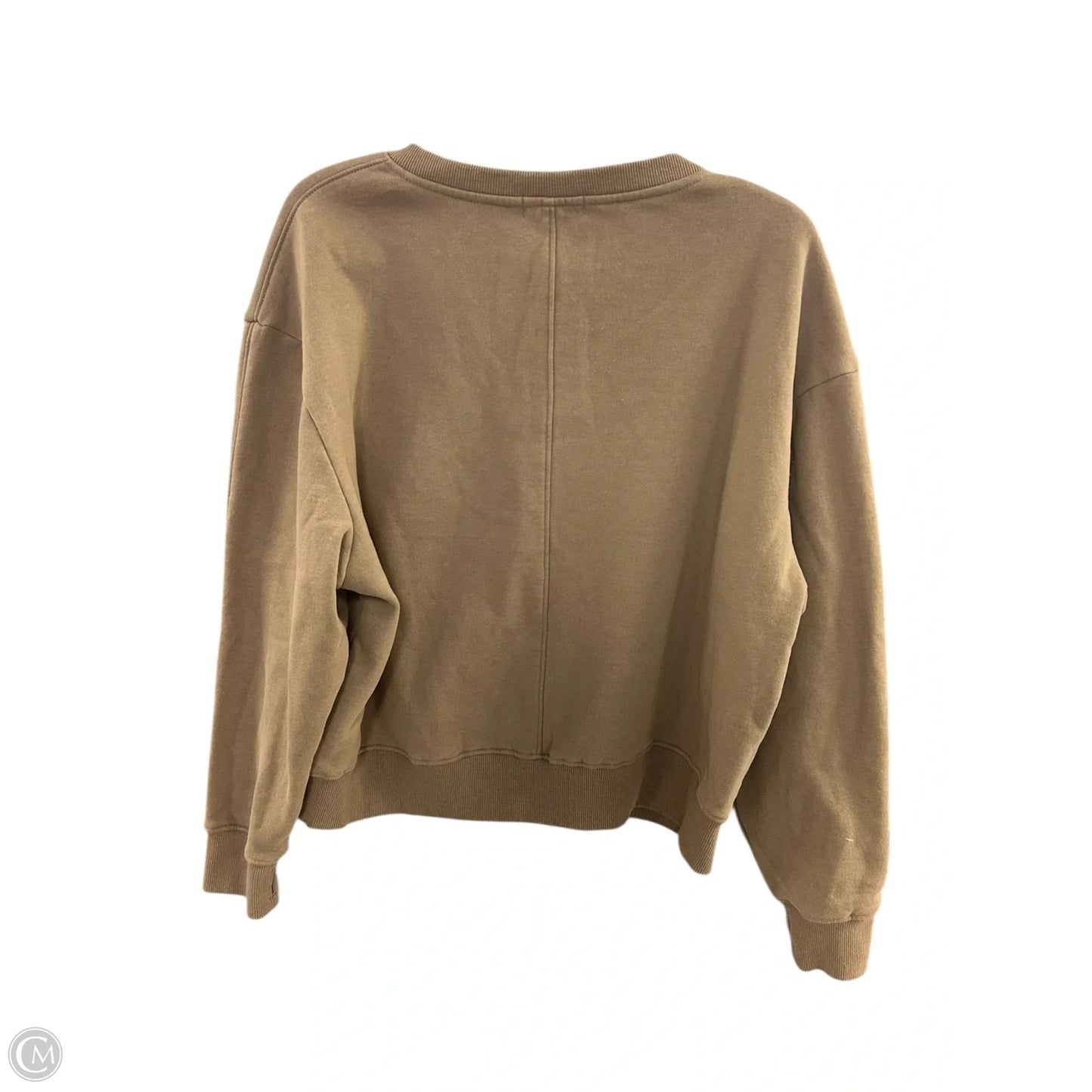 Sweatshirt Crewneck By Cmc In Brown, Size: L
