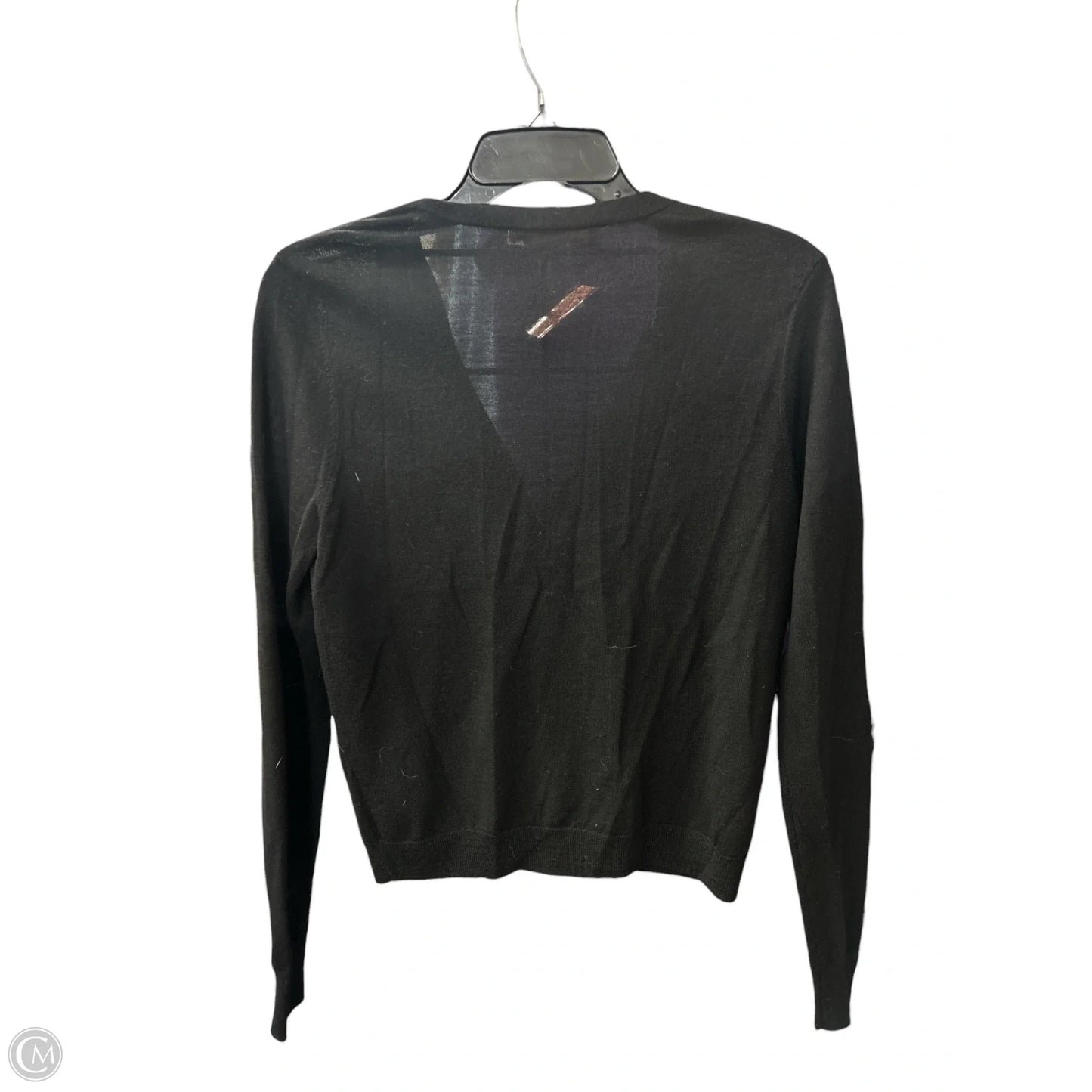 Sweater Cardigan Designer By Tory Burch In Black, Size: S