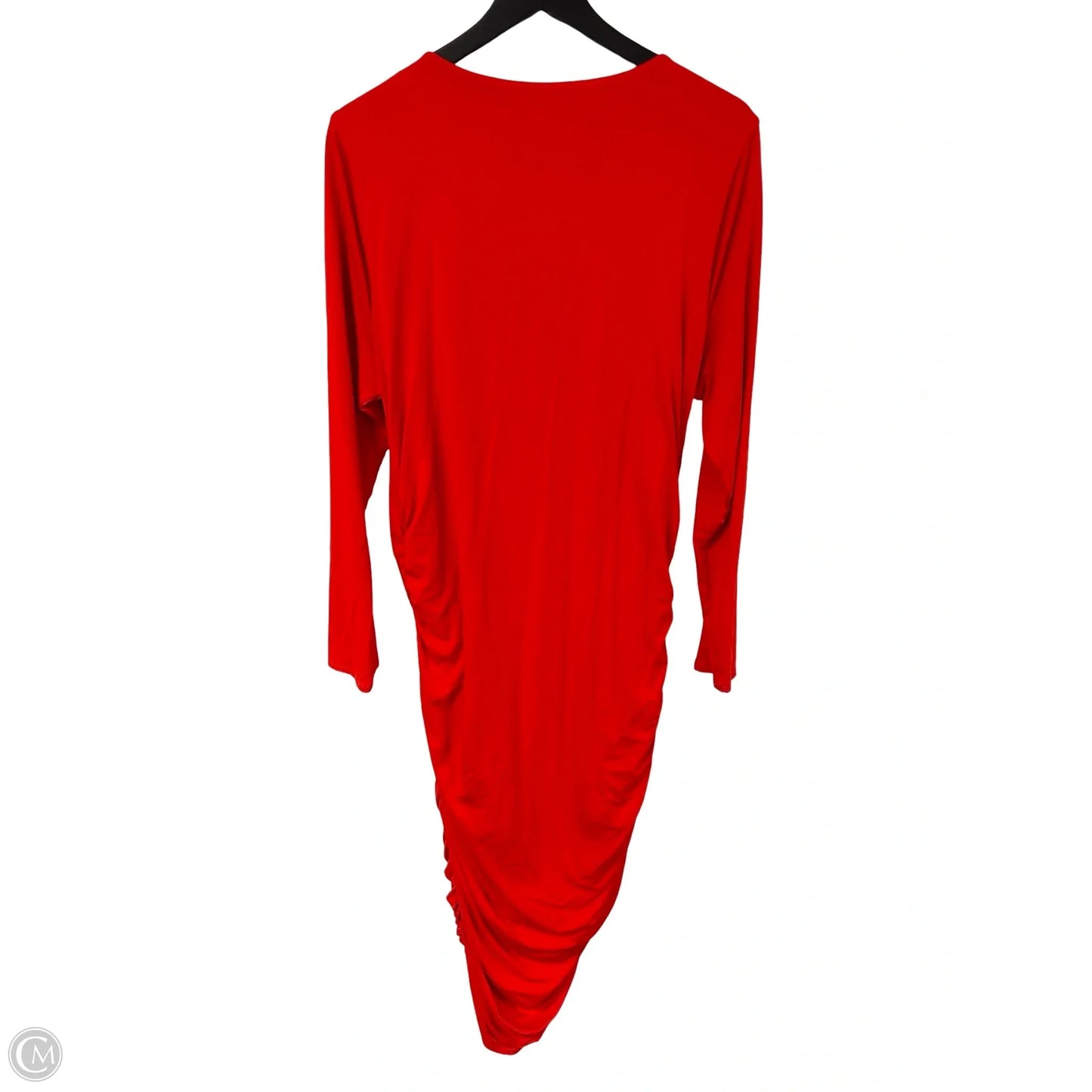 Dress Party Midi By Clothes Mentor In Red, Size: 2x