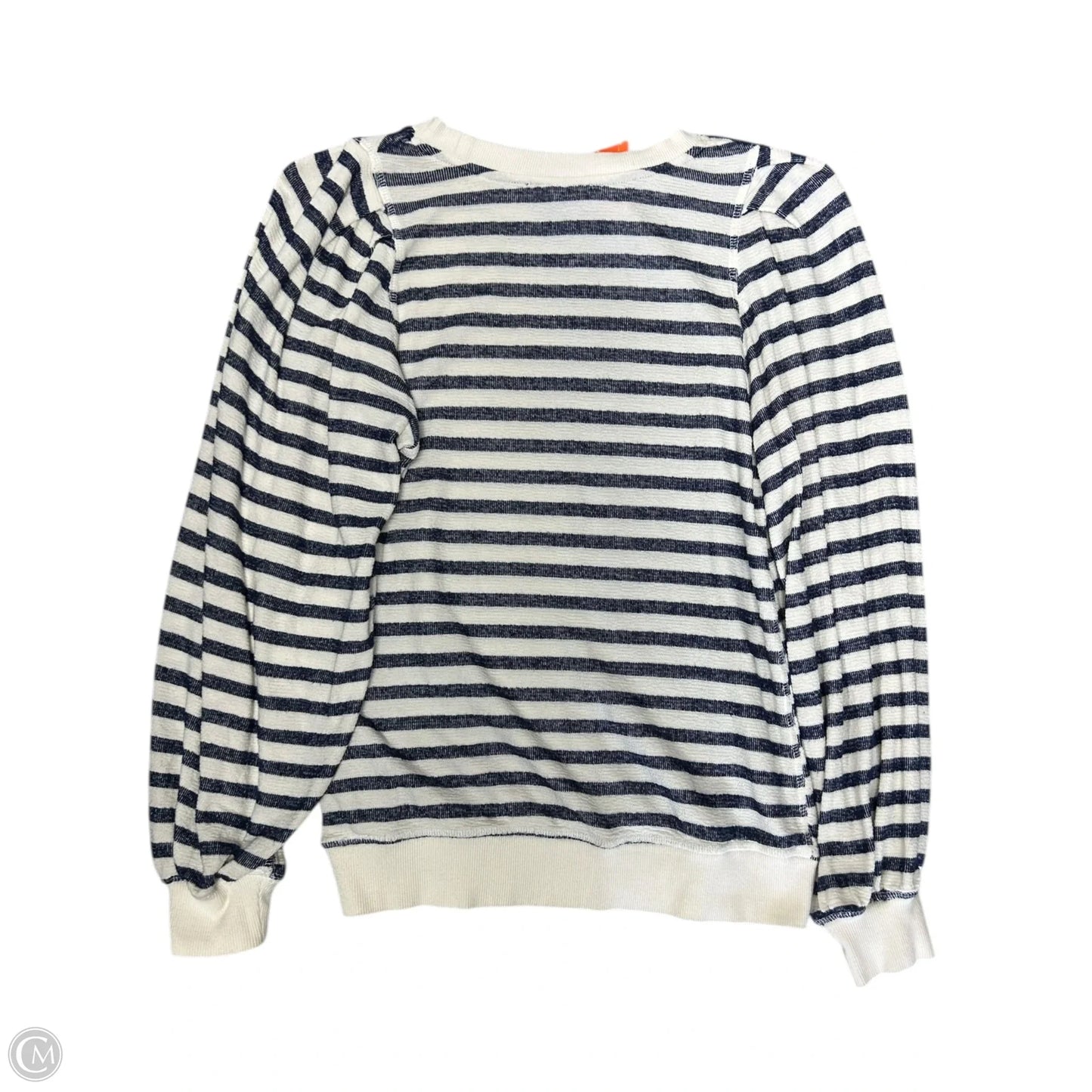 Top Long Sleeve By Democracy In Striped Pattern, Size: Xs