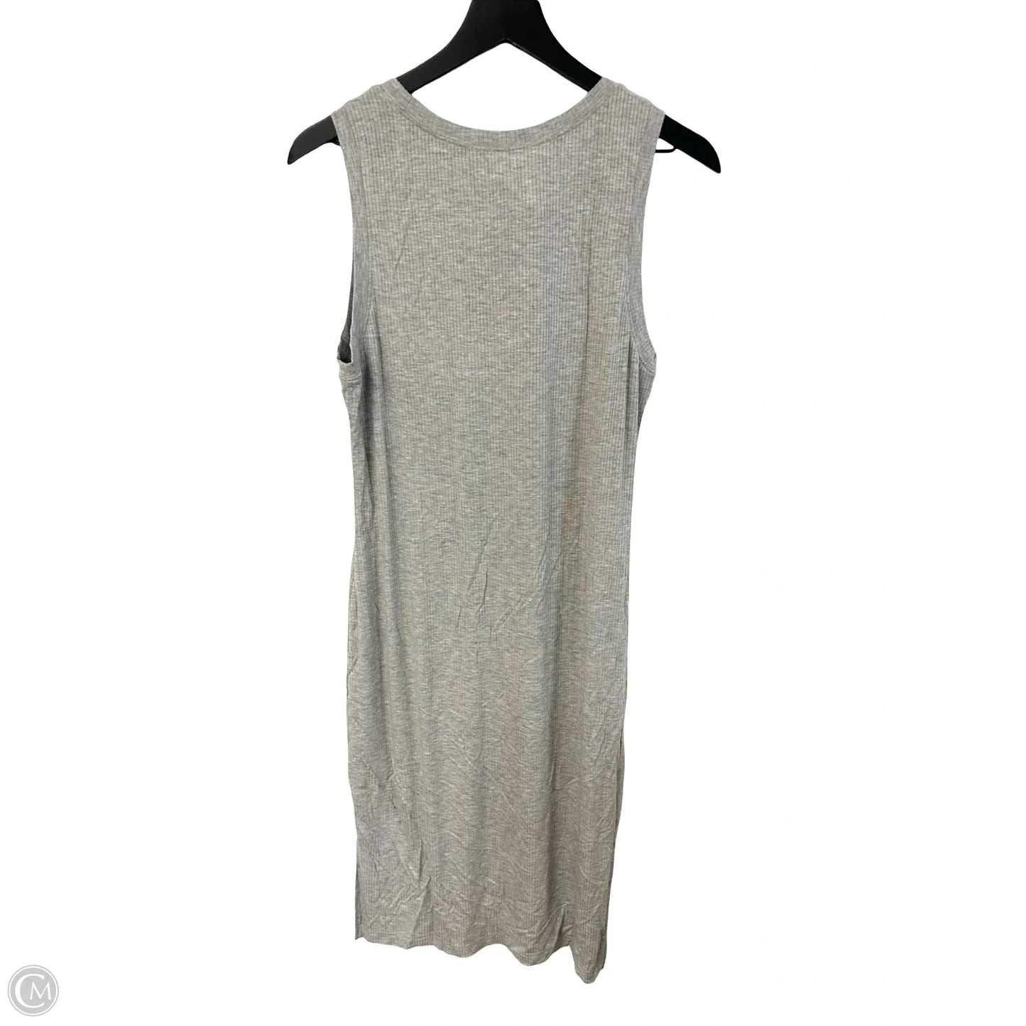 Dress Casual Midi By Clothes Mentor In Grey, Size: L