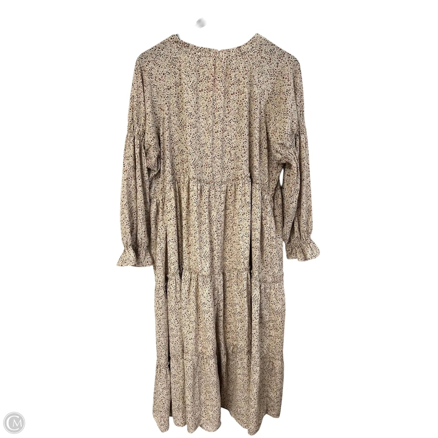 Dress Casual Midi By Promesa In Floral Print, Size: L