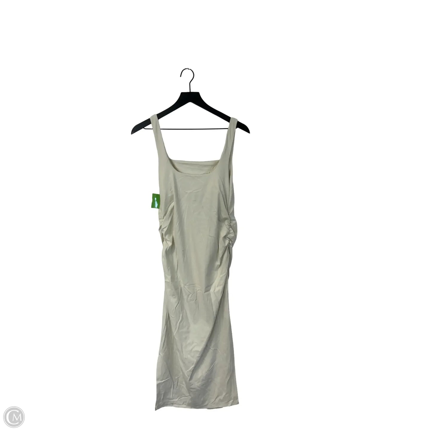 Dress Casual Midi By Clothes Mentor In Ivory, Size: M