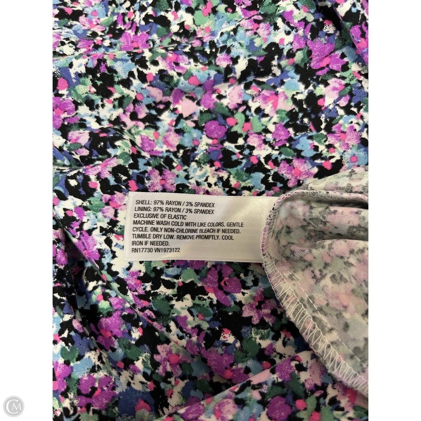 Dress Casual Short By Ava & Viv In Floral Print, Size: 3x