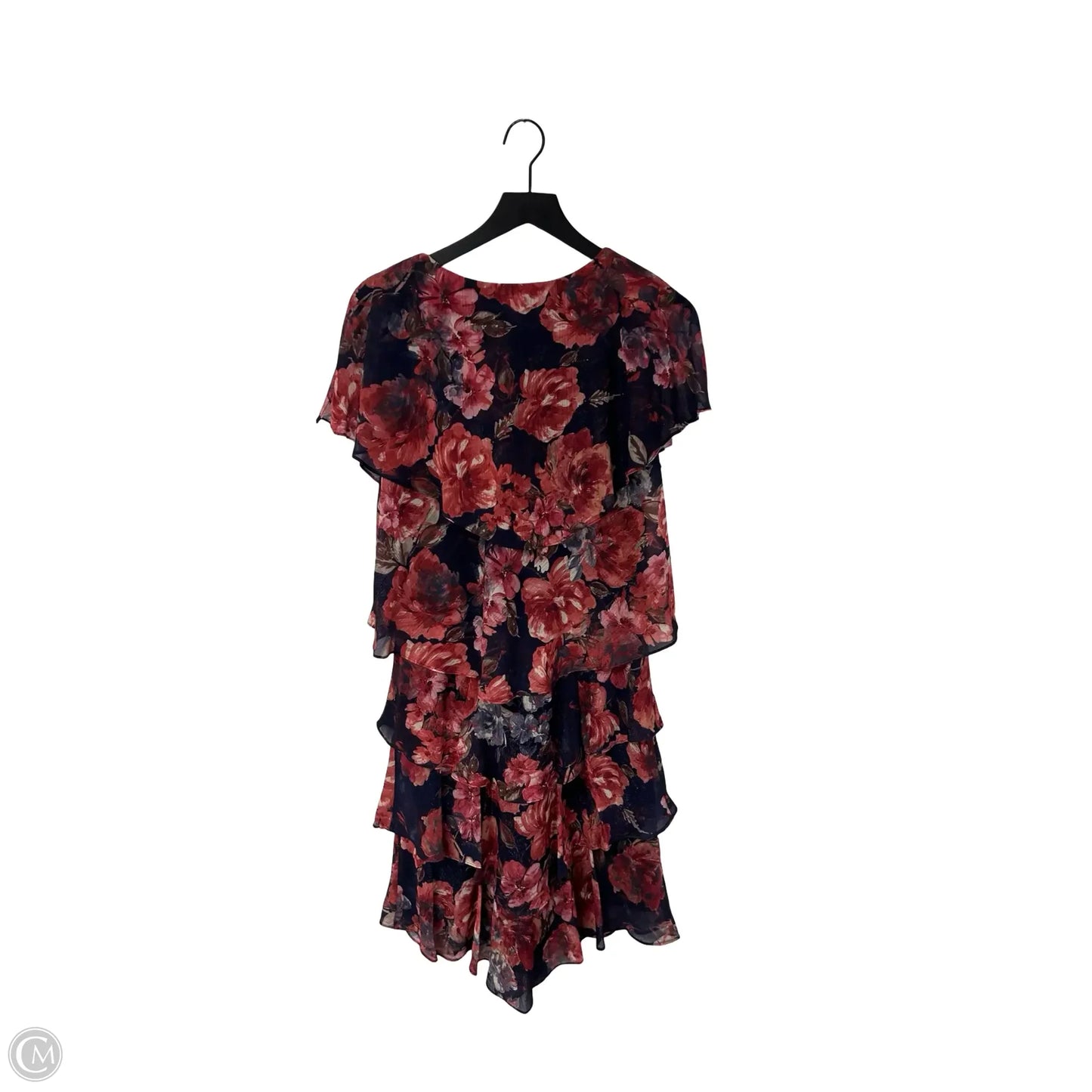 Dress Party Short By Clothes Mentor In Floral Print, Size: 8