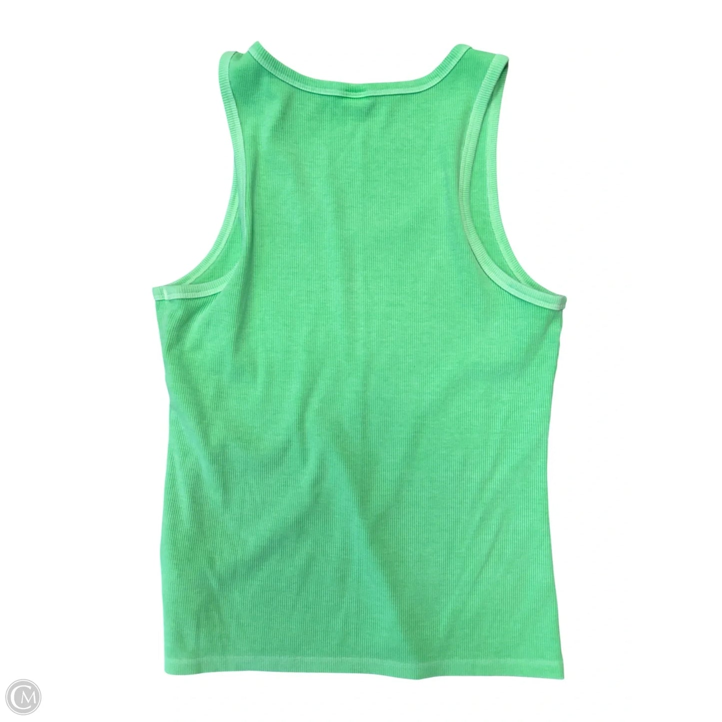 Top Sleeveless Basic By Gap In Green, Size: L