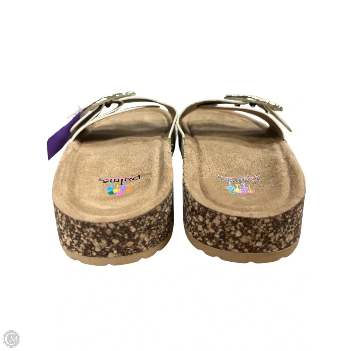 Sandals Flats By Clothes Mentor In Cream, Size: 10