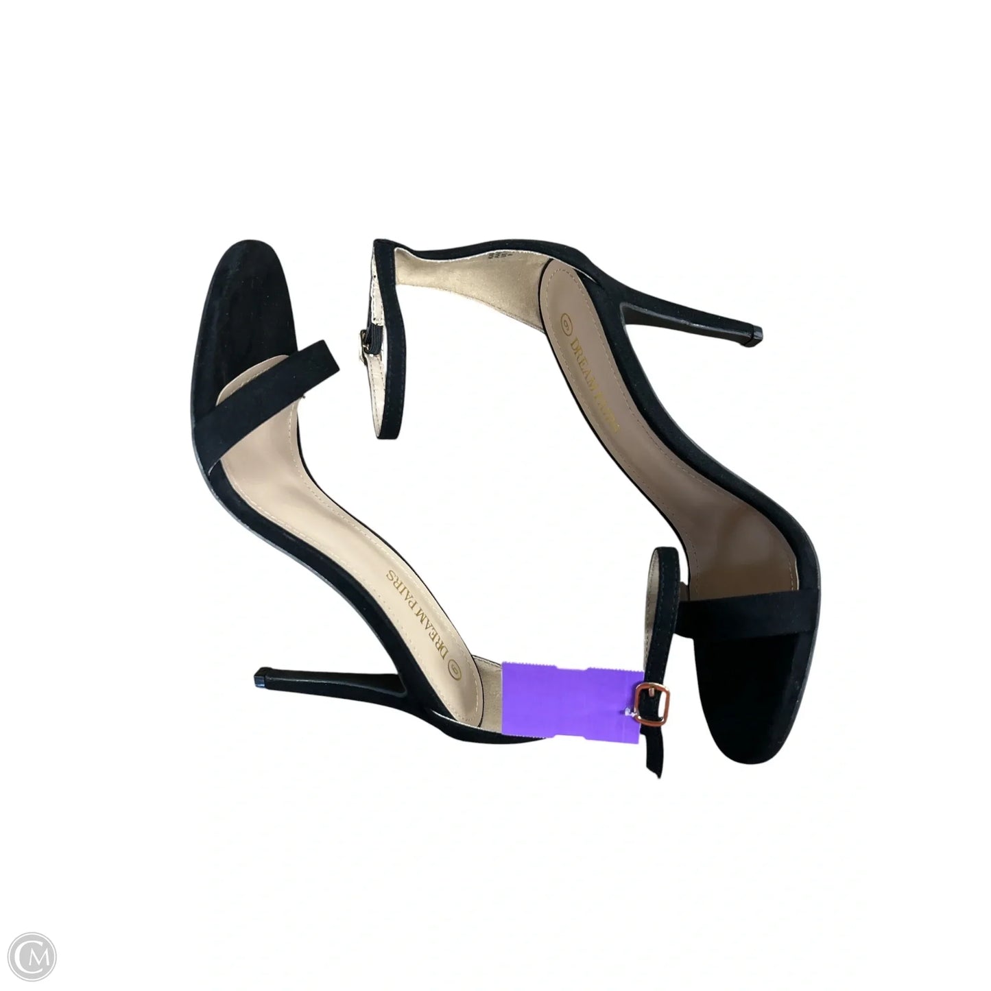 Sandals Heels Stiletto By Dream Pairs In Black, Size: 9