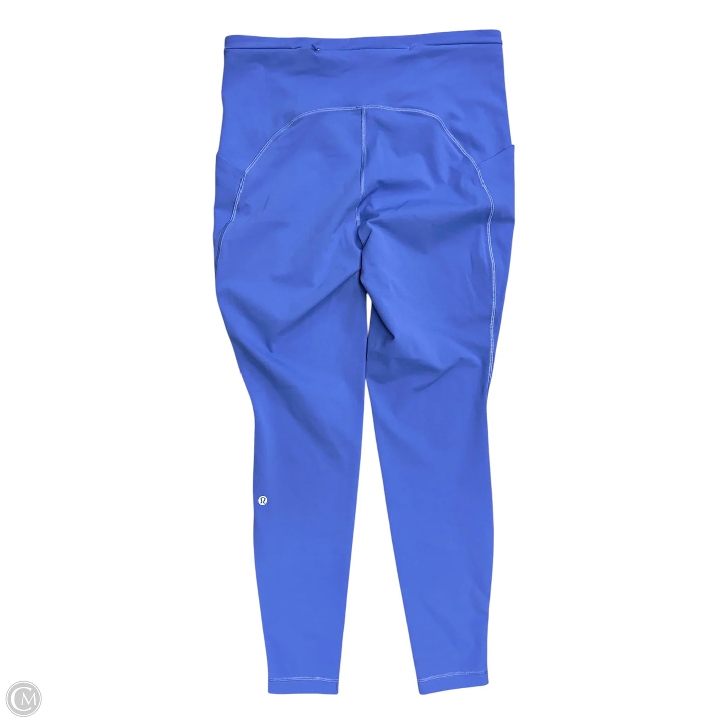 Athletic Leggings By Lululemon In Blue, Size: 12