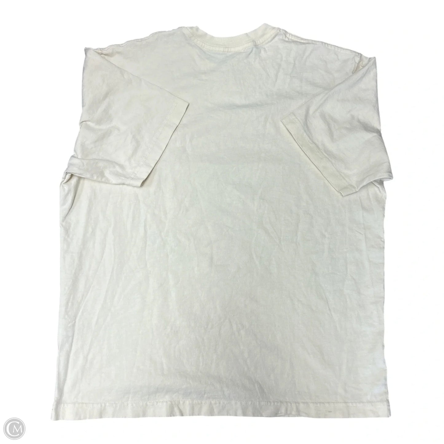 Top Short Sleeve By Free People In Cream, Size: M