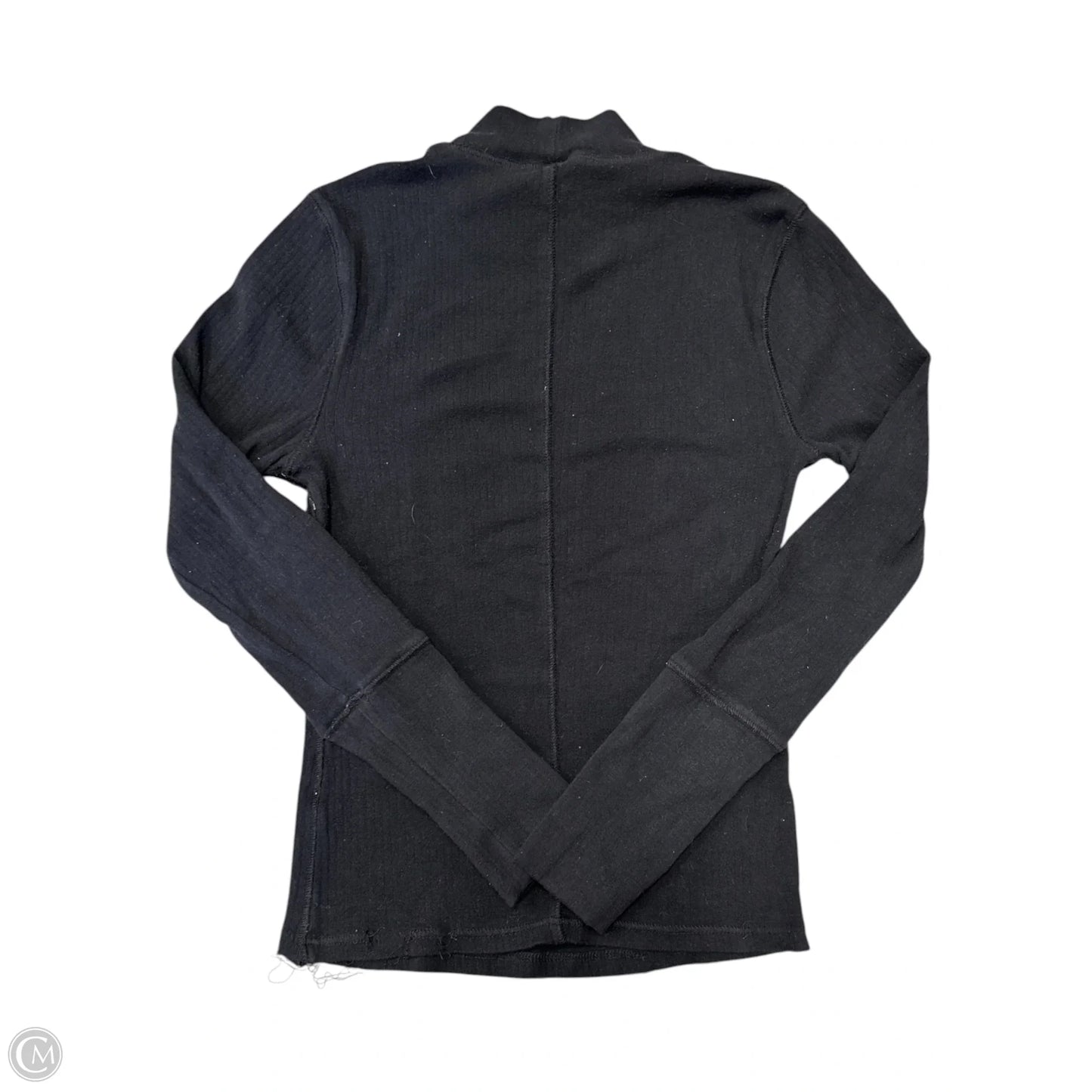Top Long Sleeve By Free People In Black, Size: M