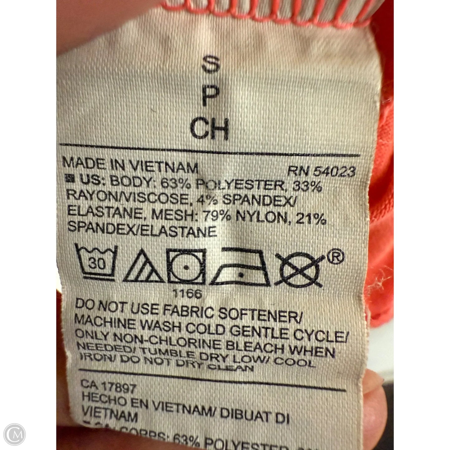 Athletic Tank Top By Old Navy In Orange, Size: S