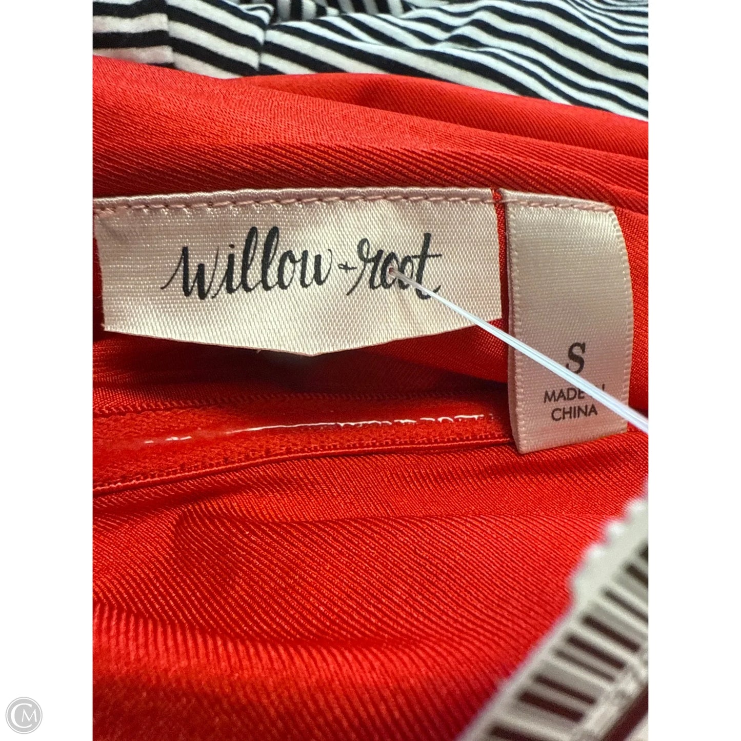 Top Long Sleeve By Cmc In Red, Size: S