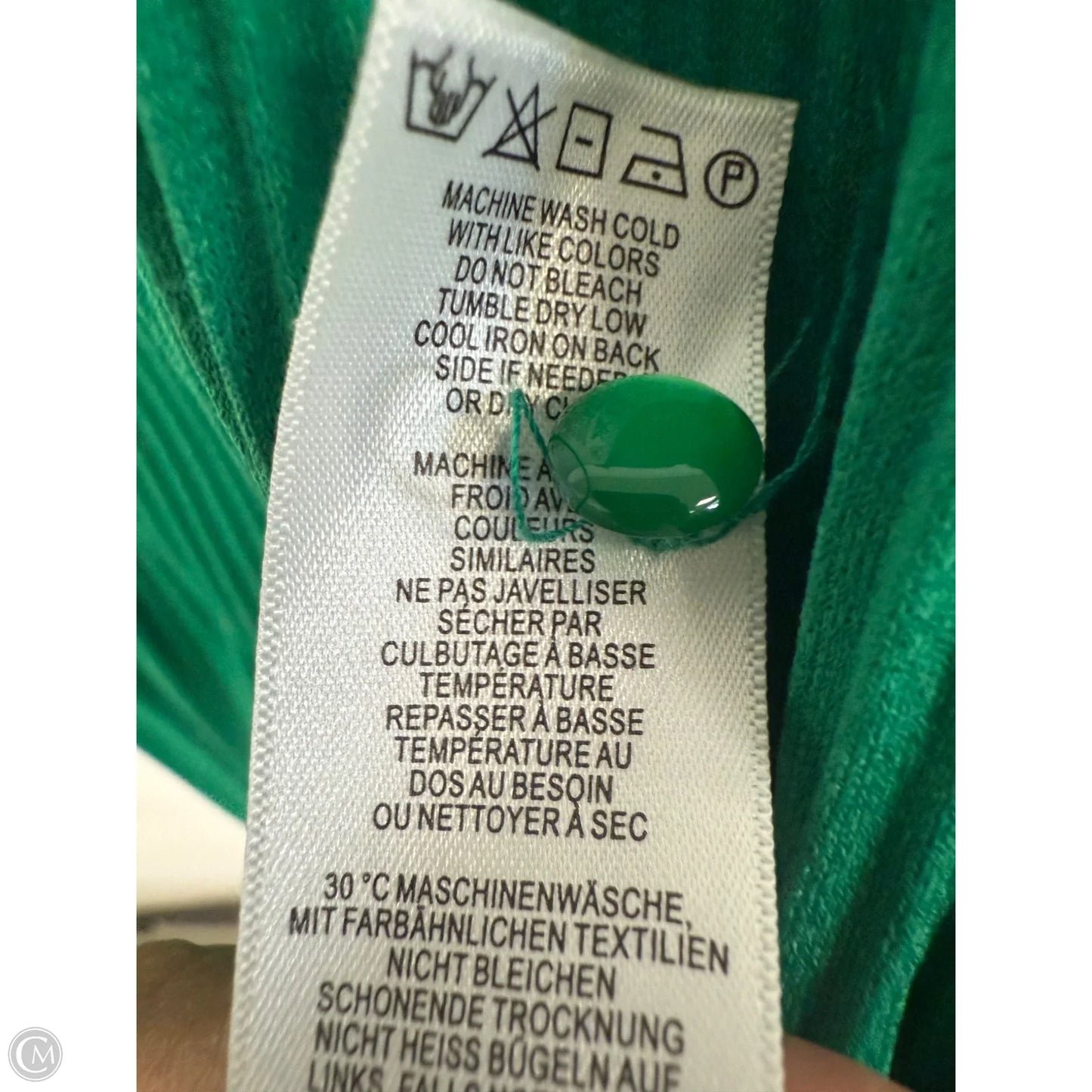 Top Long Sleeve By Adrianna Papell In Green, Size: Xl