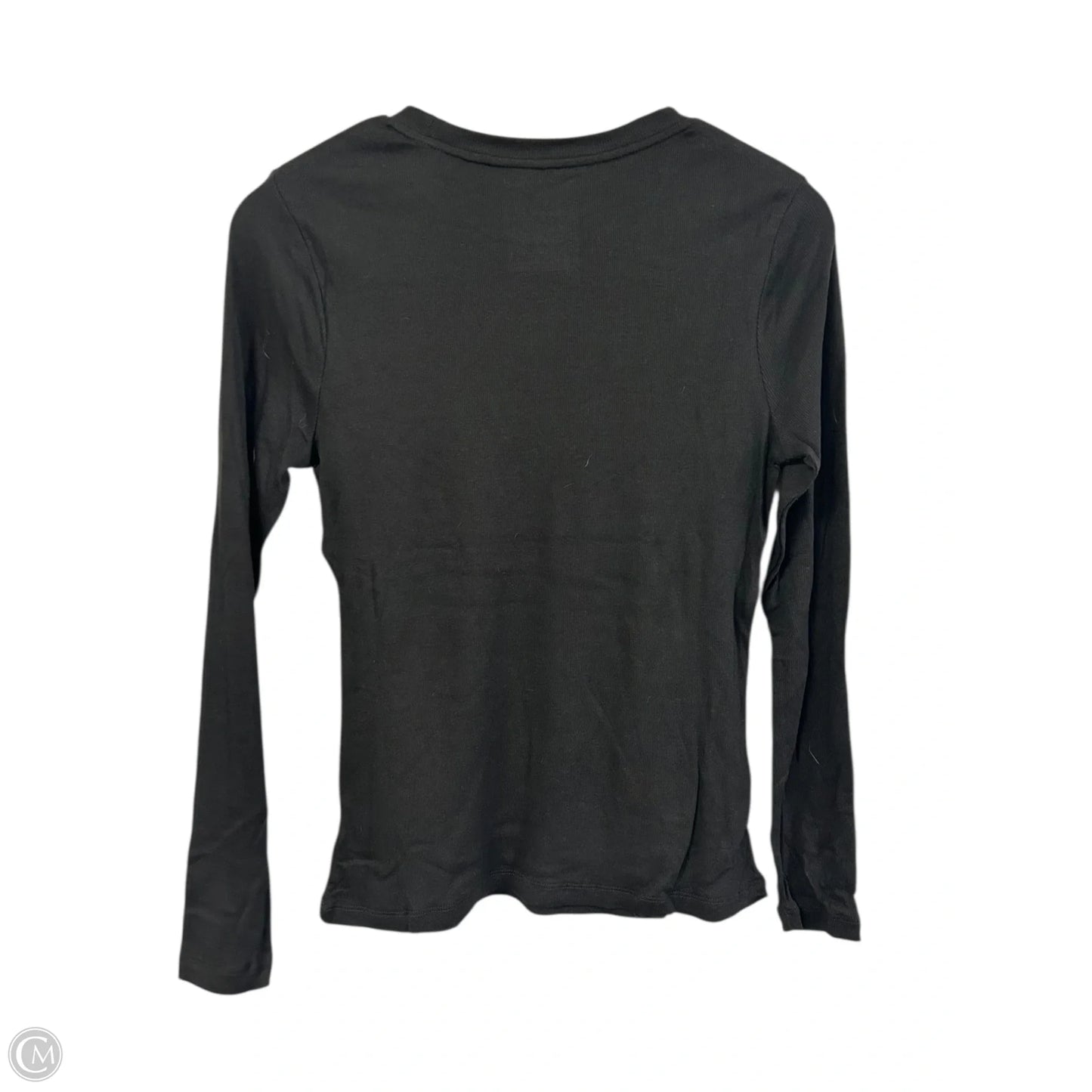 Top Long Sleeve Basic By A New Day In Black, Size: S