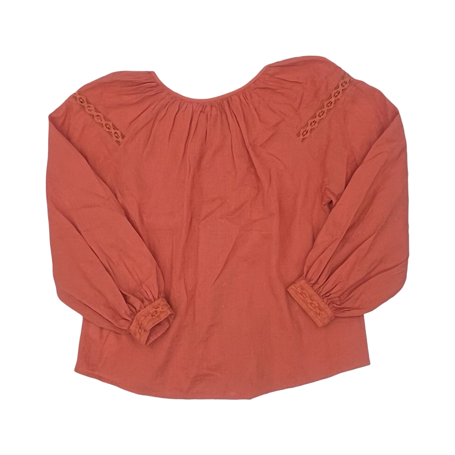 Blouse Ls By Old Navy In Orange, Size:Xs