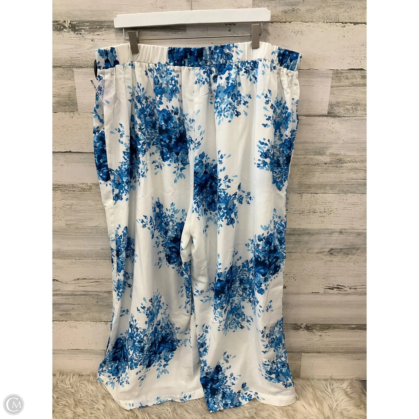 Pants Wide Leg By Cme In White, Size: 22