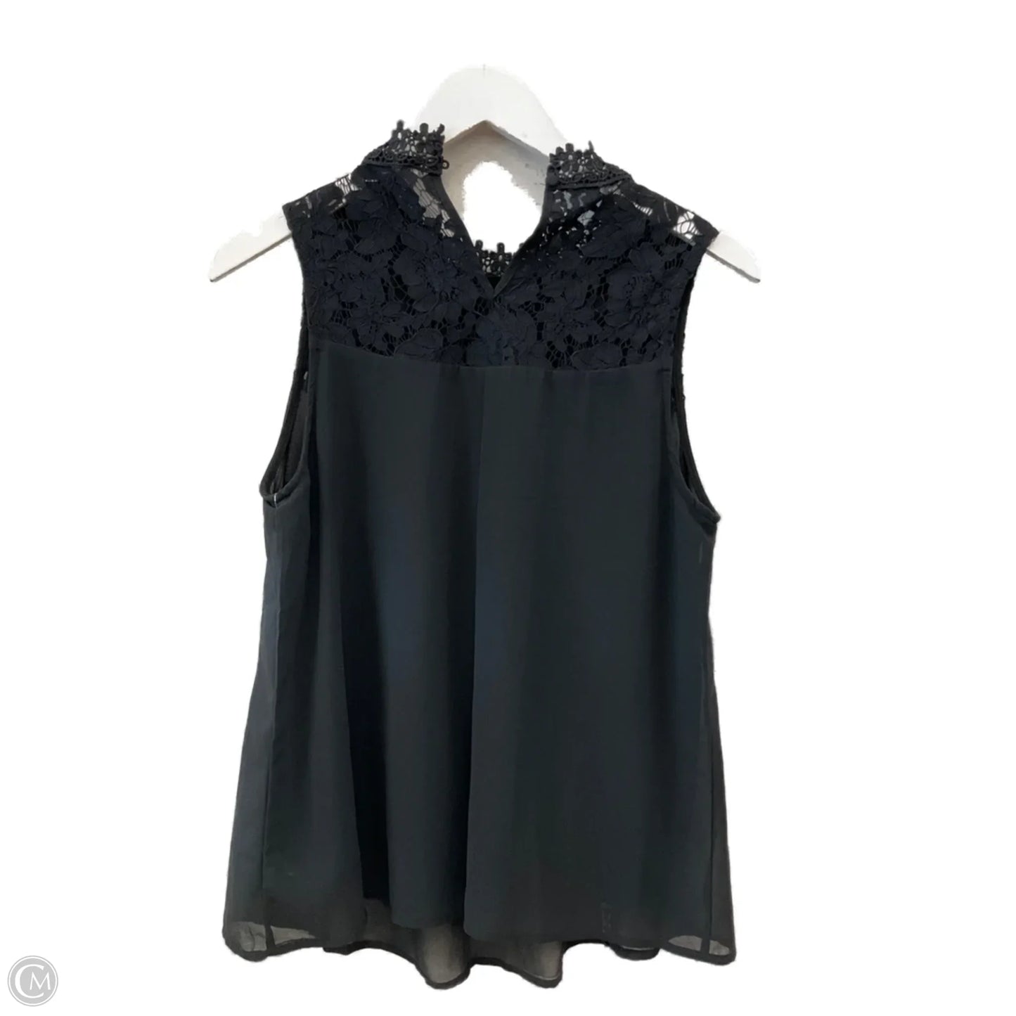 Top Sleeveless By Andree By Unit In Black, Size: M
