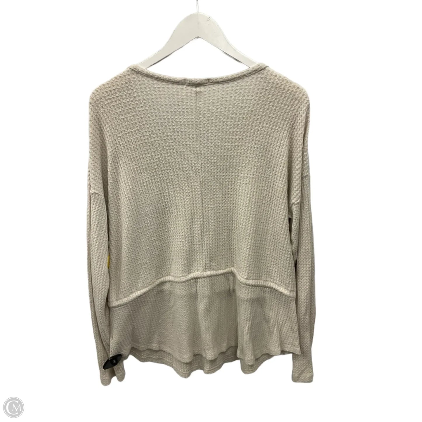 Top Long Sleeve By Maurices In Cream, Size: Xl