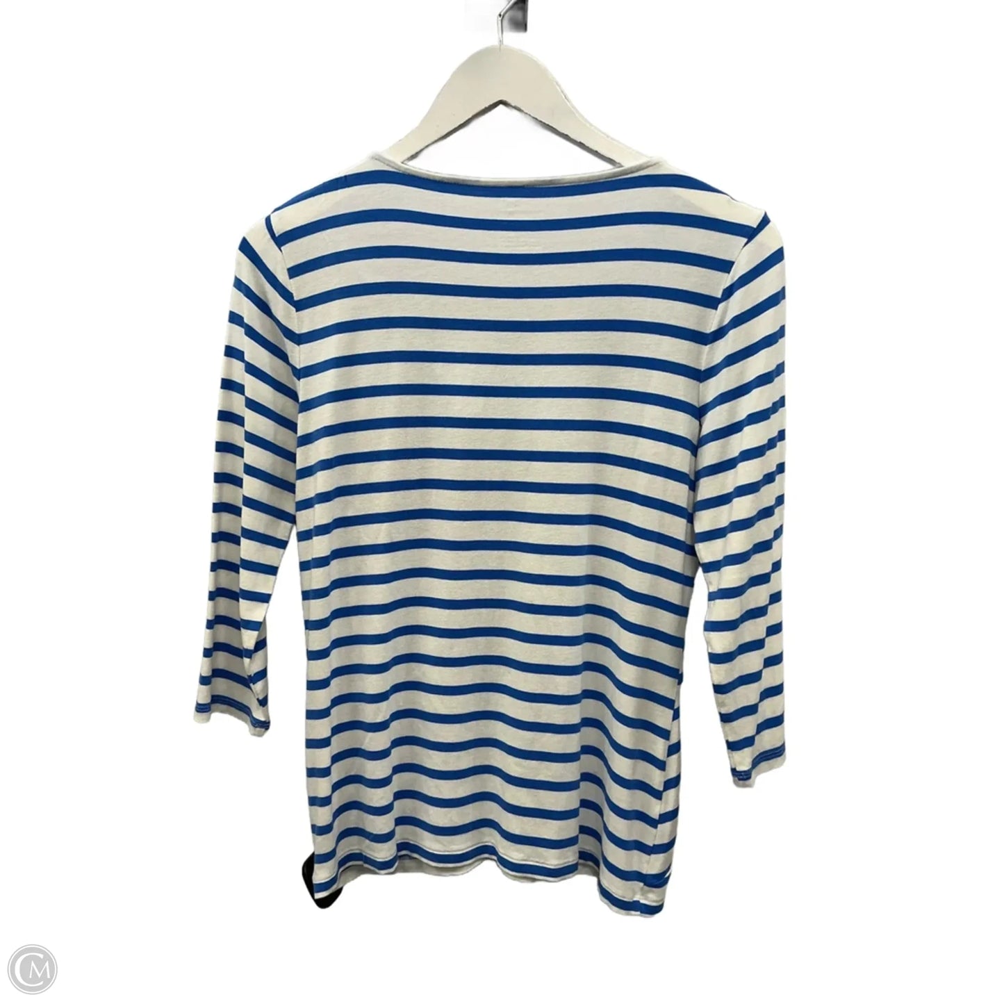 Top 3/4 Sleeve By Talbots In Blue, Size: Sp