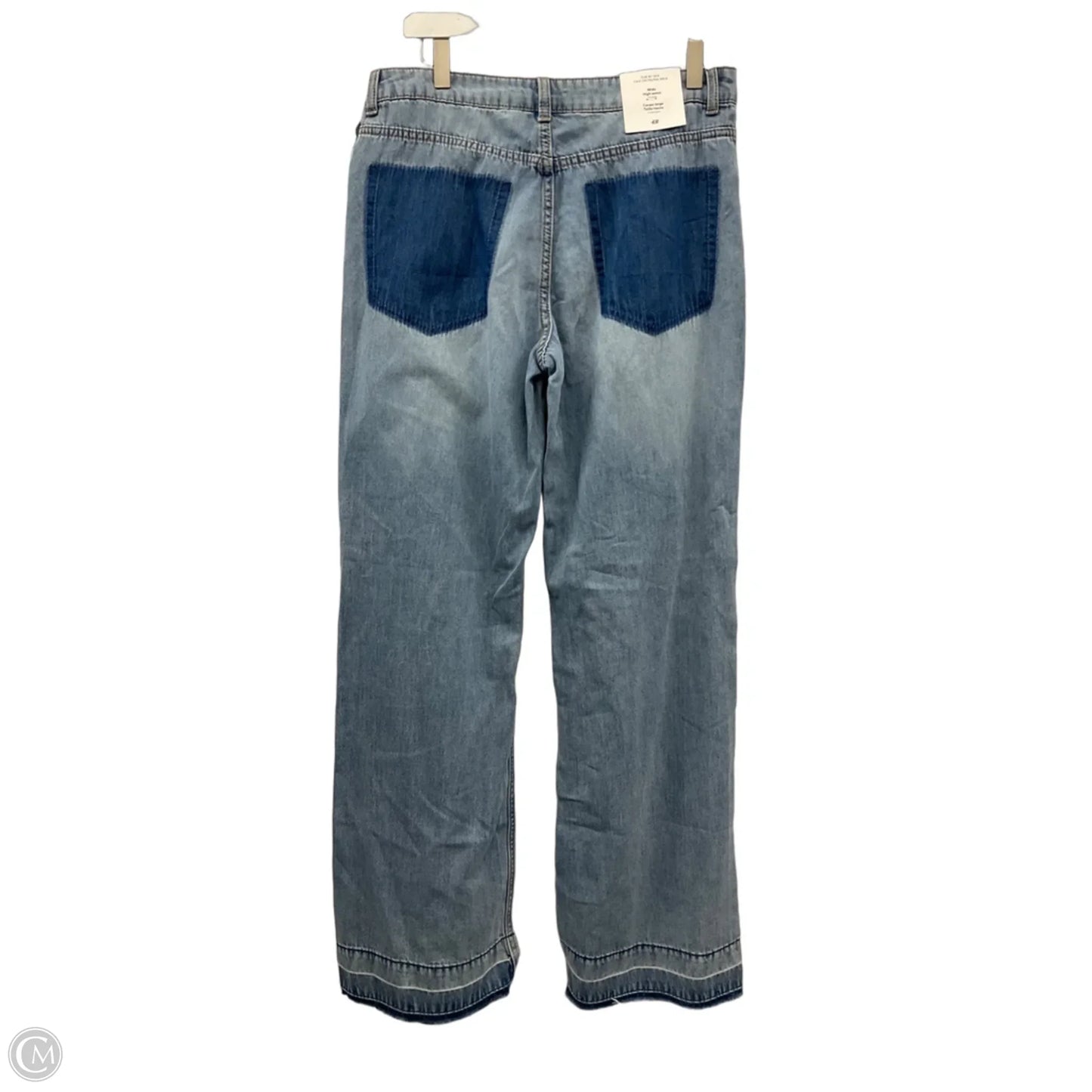 Jeans Wide Leg By Divided In Blue Denim, Size: 8