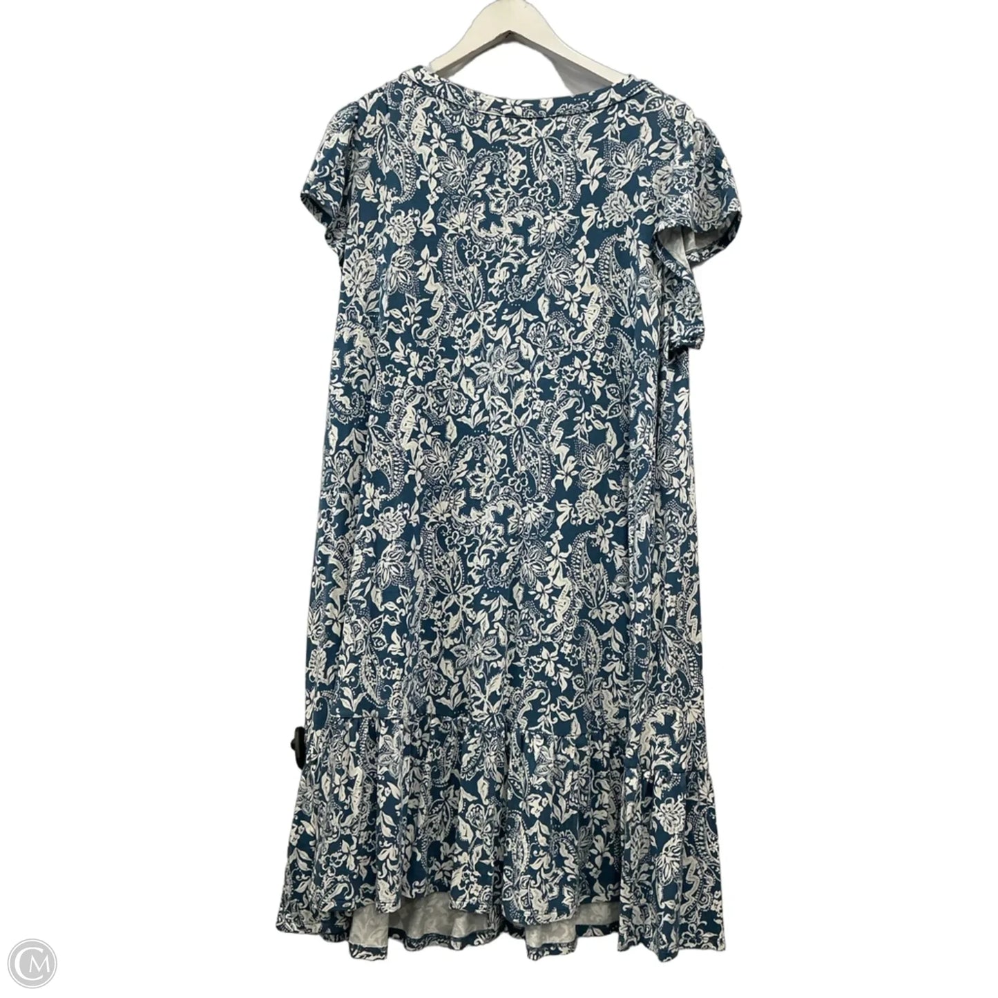 Dress Casual Short By Rachel Zoe In Blue, Size: 1x