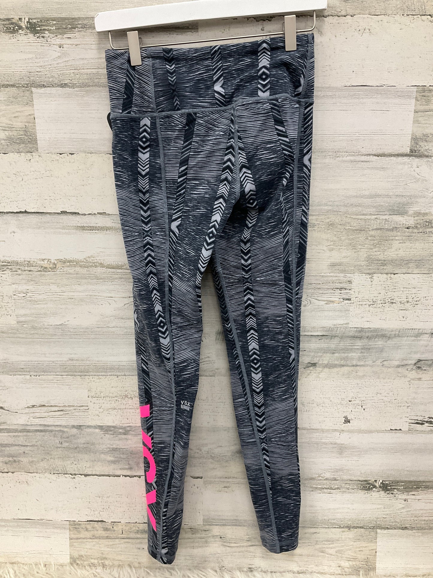 Athletic Leggings By Victorias Secret In Black & White, Size: S