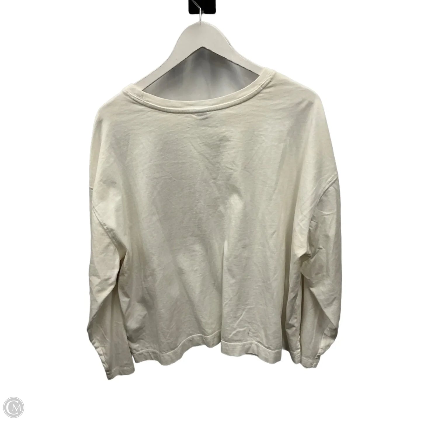 Top Long Sleeve By Old Navy In White, Size: 2x